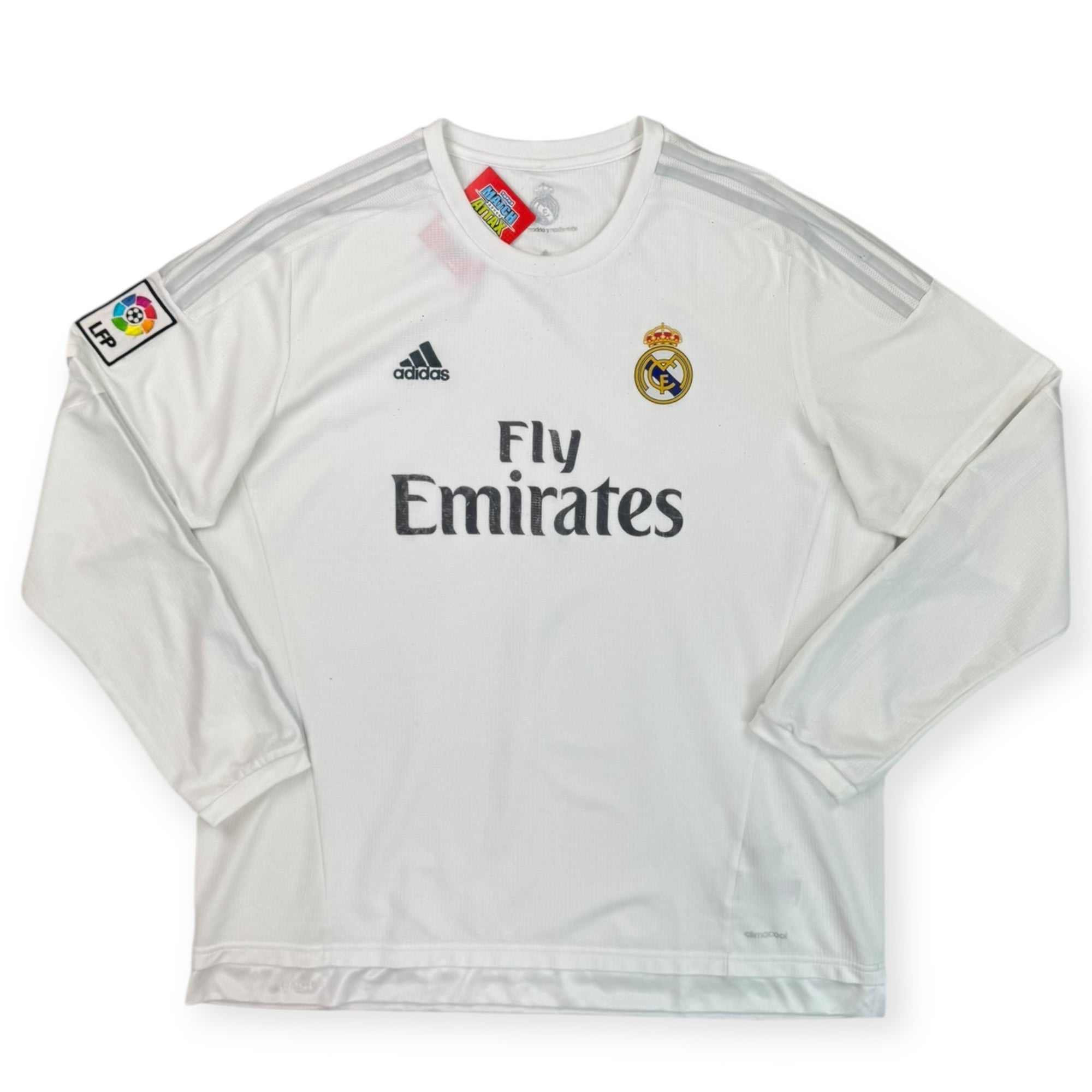 Real Madrid 2015 L/S Home Shirt (XXL)