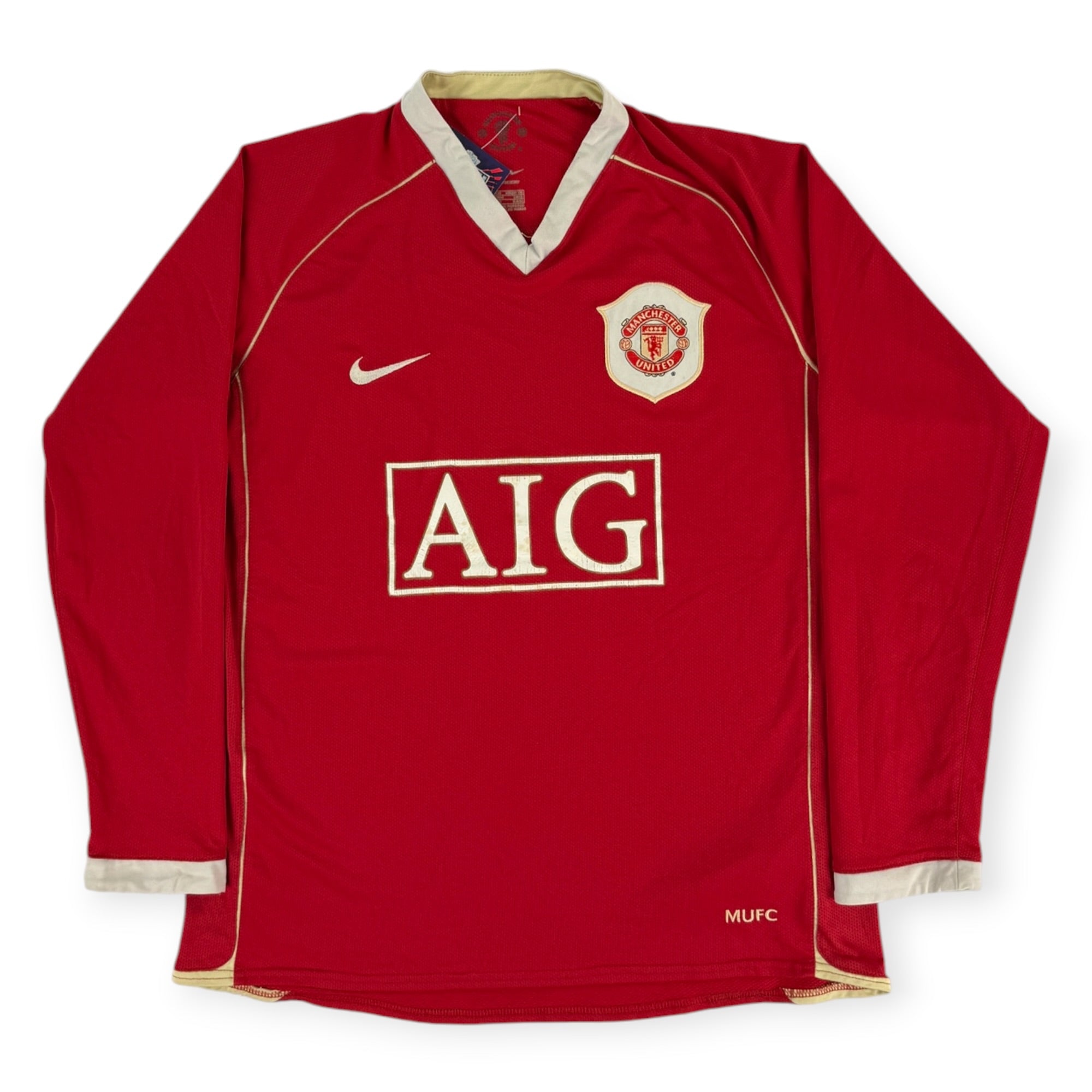 Manchester United 2006 L/S Home Shirt (M)