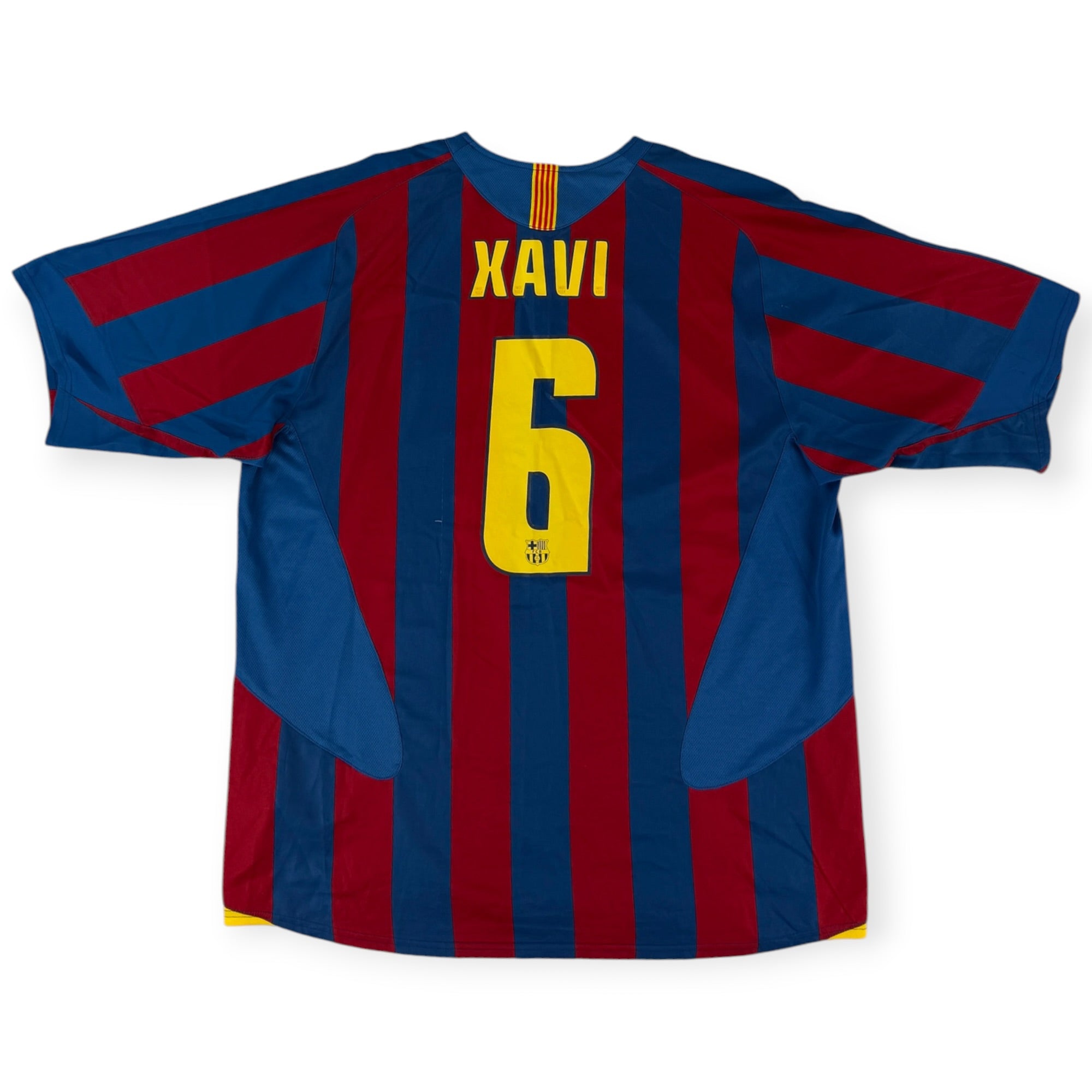 FC Barcelona 2005 Home Shirt, Xavi 6 (XXL)