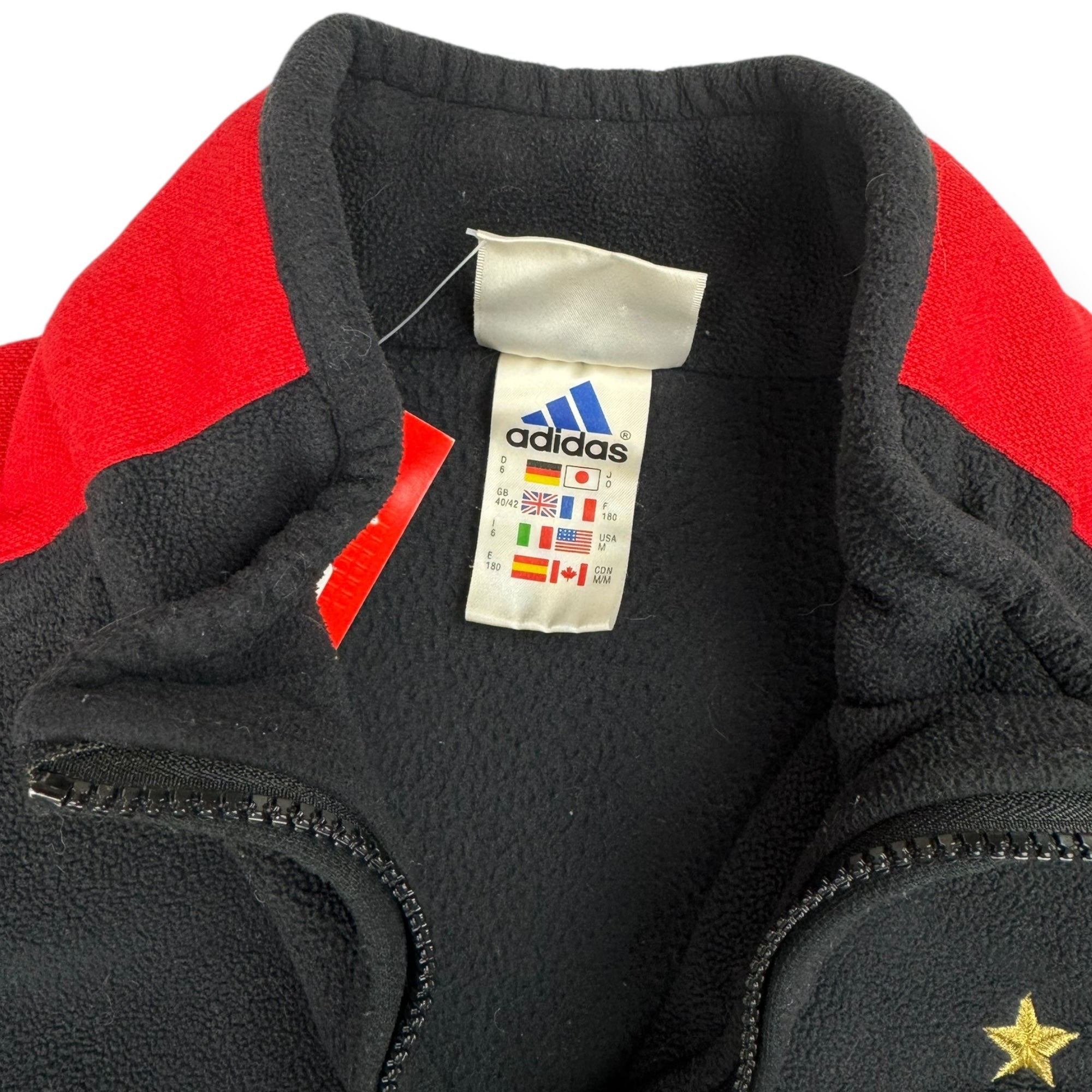 AC Milan 2001 Fleece 1/4 Zip (L)