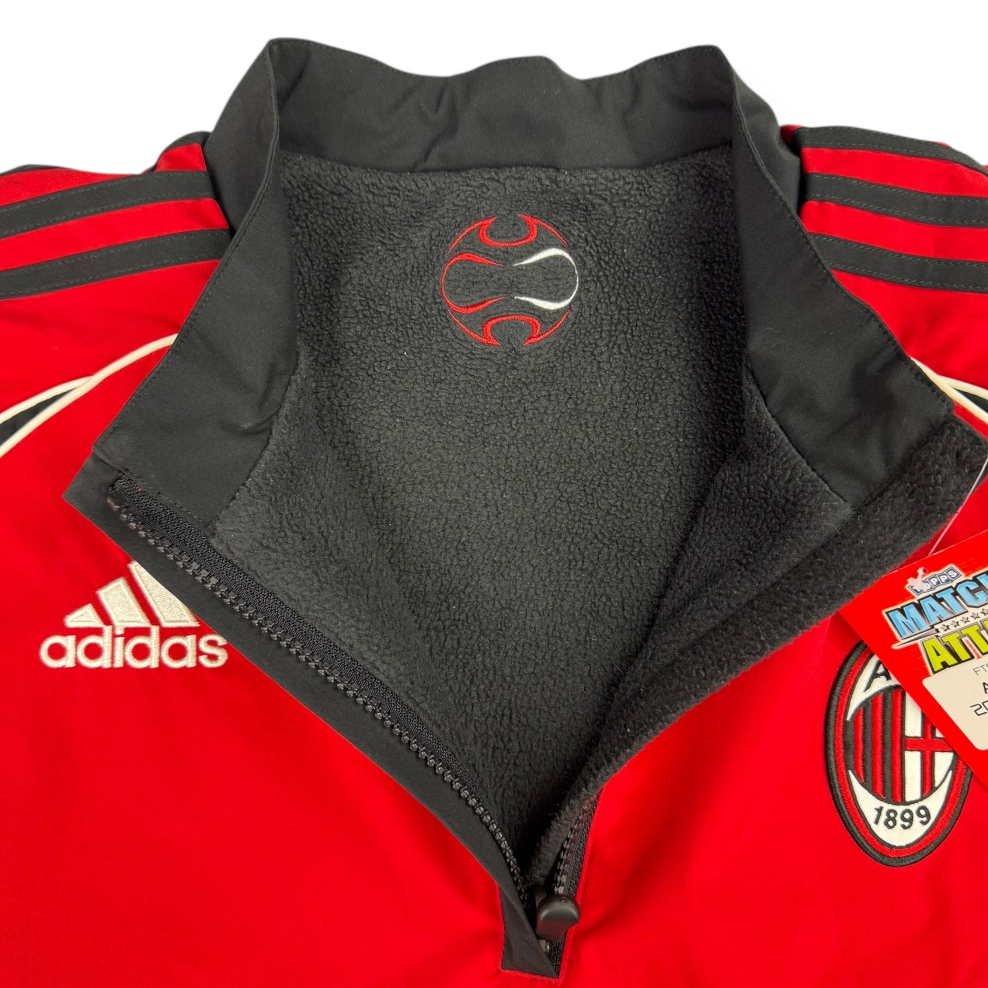 AC Milan 2006 Reversible Fleece 1/4 Zip (L)