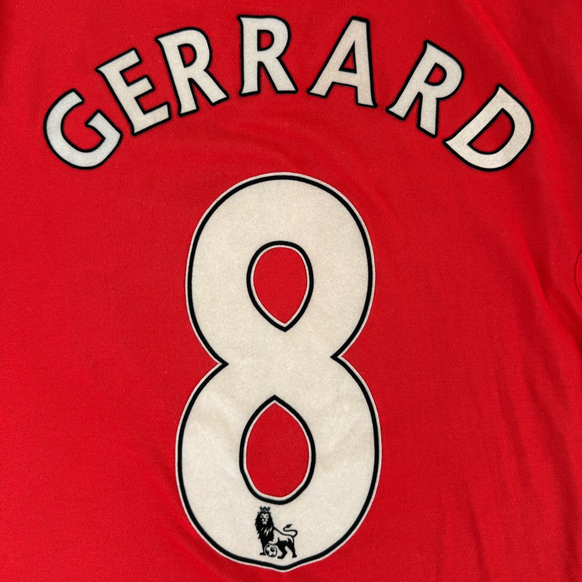 Liverpool 2012 L/S Home Shirt, Gerrard 8 (M)