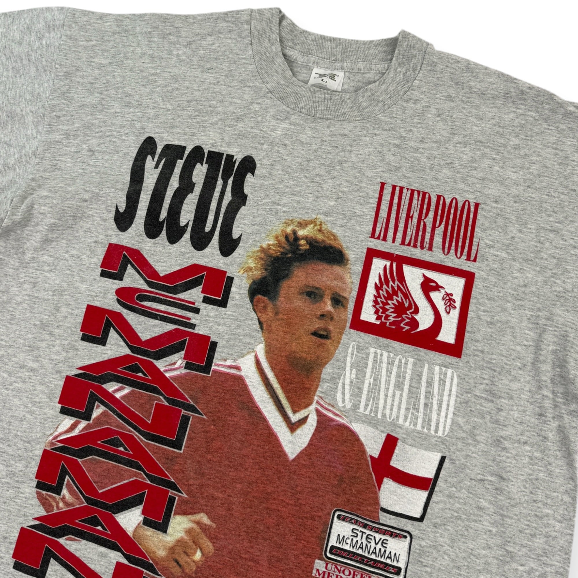 Liverpool 90s Steve McManaman T-Shirt (L)