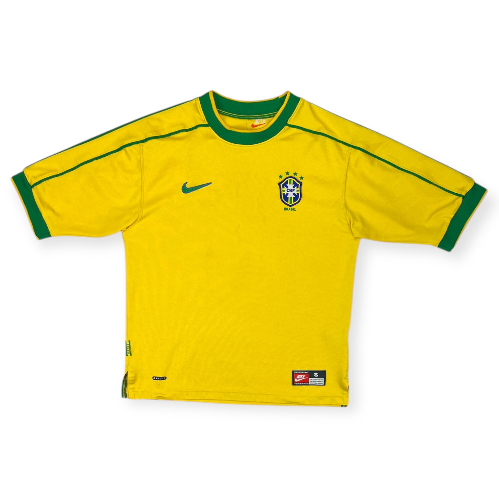 Brazil 1998 Home Shirt (S)