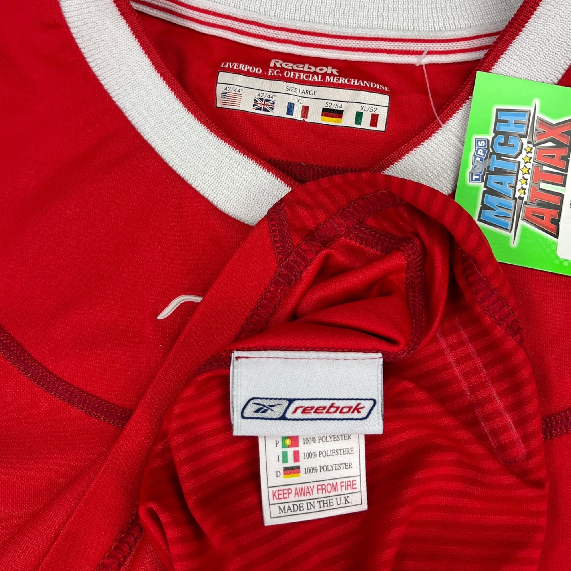 Liverpool 2002 Home Shirt L/S (L)