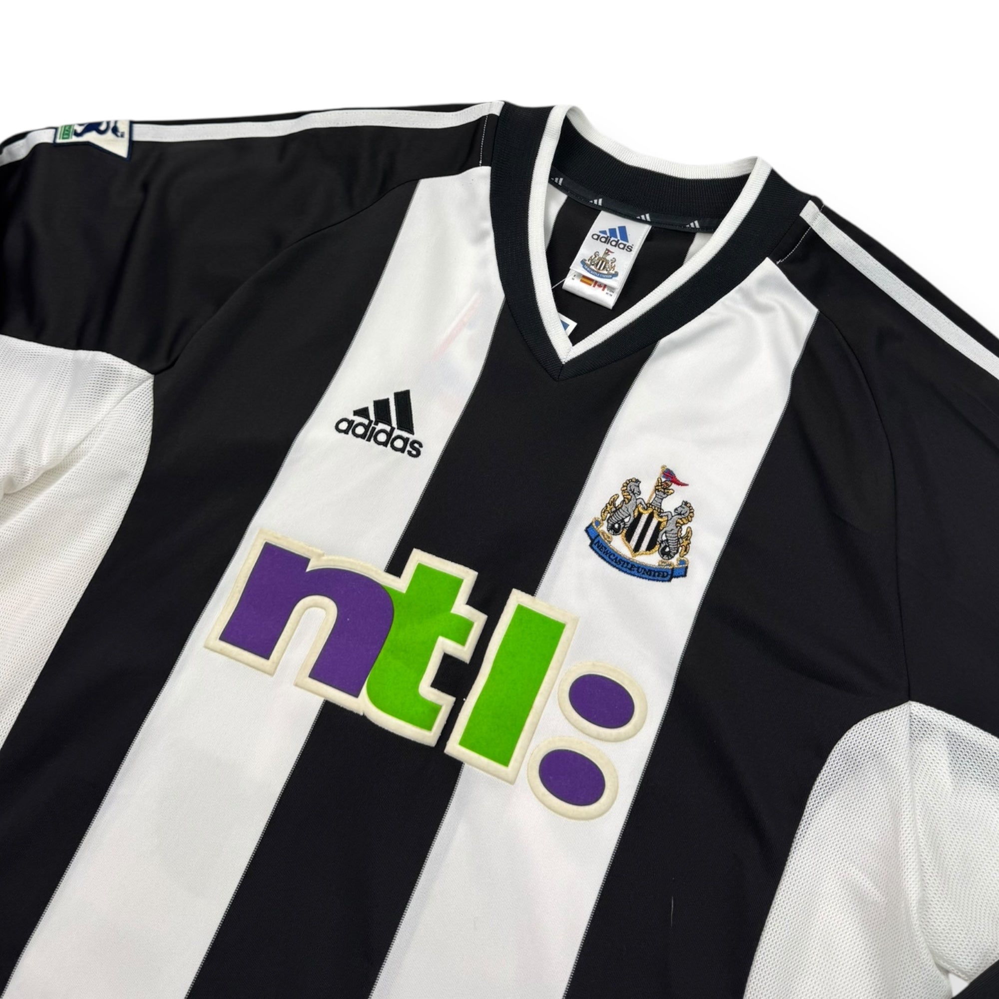 Newcastle 2001 L/S Home Shirt, Lualua 20 (M)