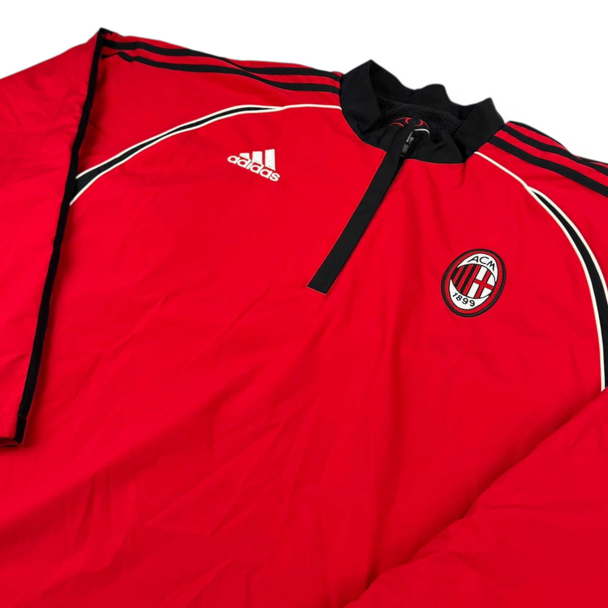 AC Milan 2006 Reversible Fleece 1/4 Zip (L)