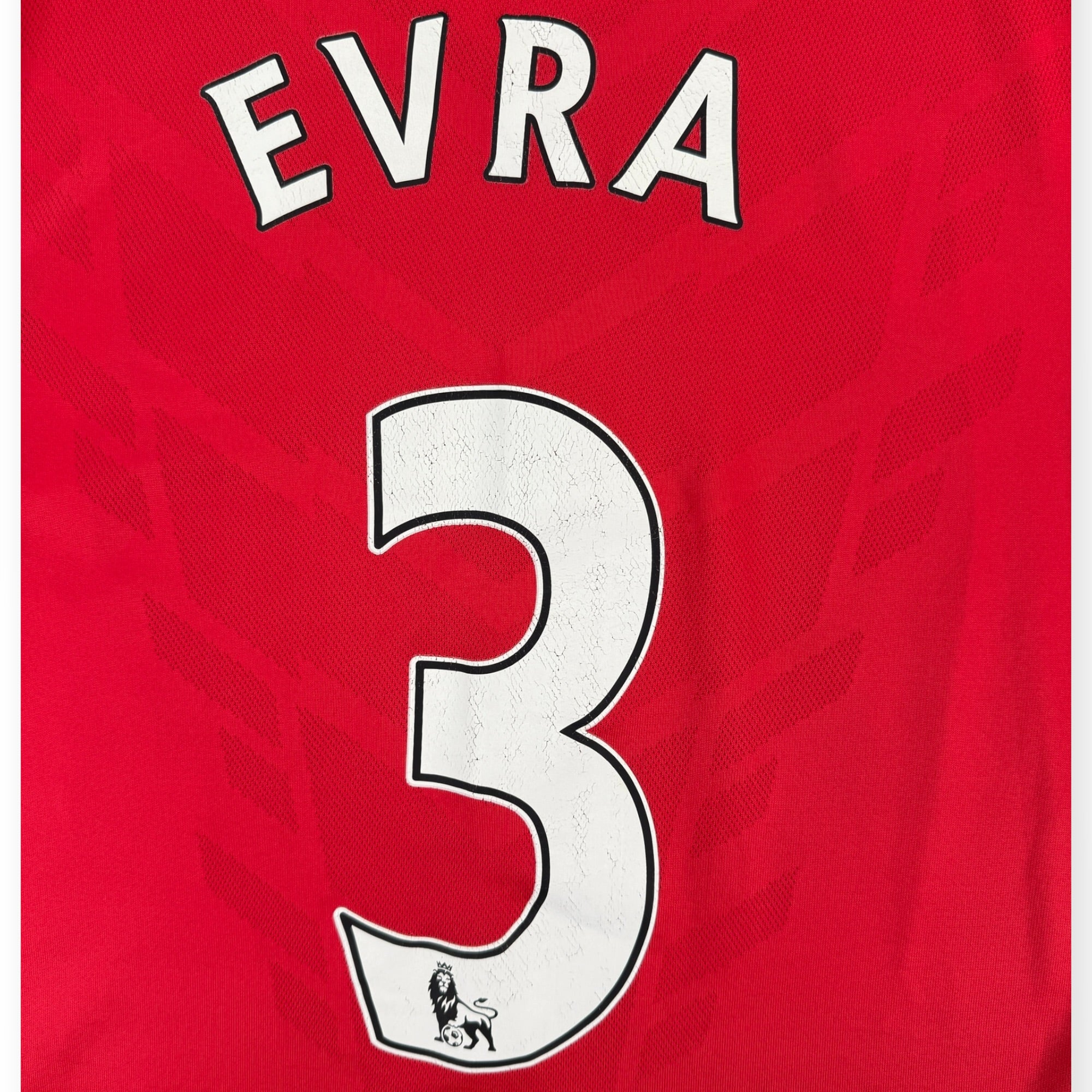 Manchester United 2010 L/S Home Shirt, Evra 3 (M)