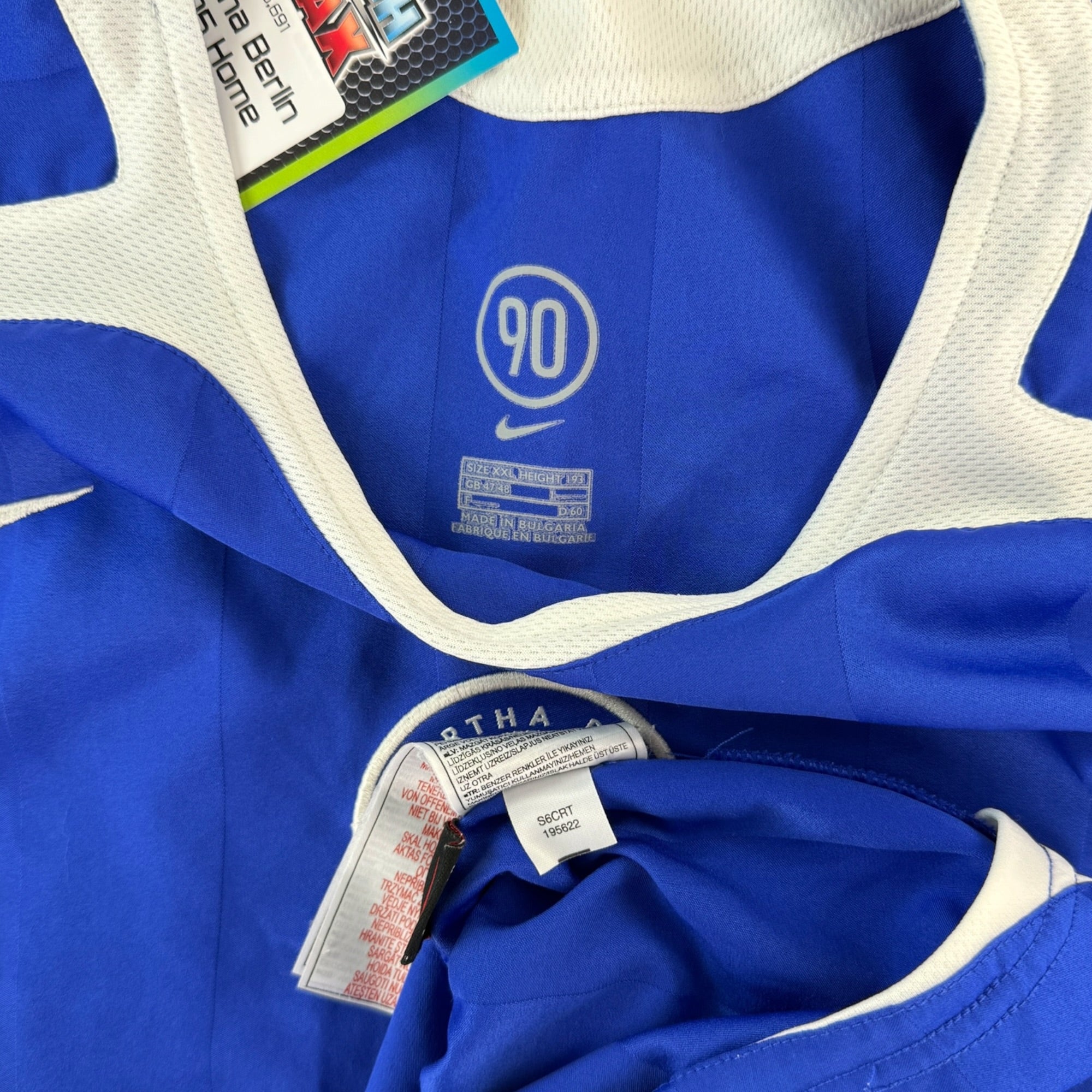 Hertha Berlin 2005 Home Shirt (XXL)