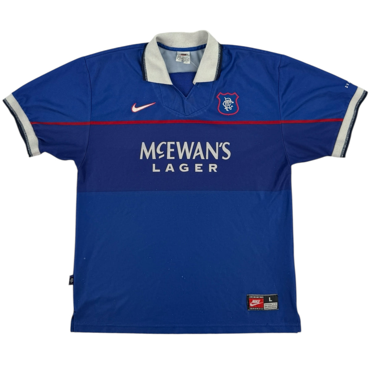 Rangers 1997 Home Shirt (L)