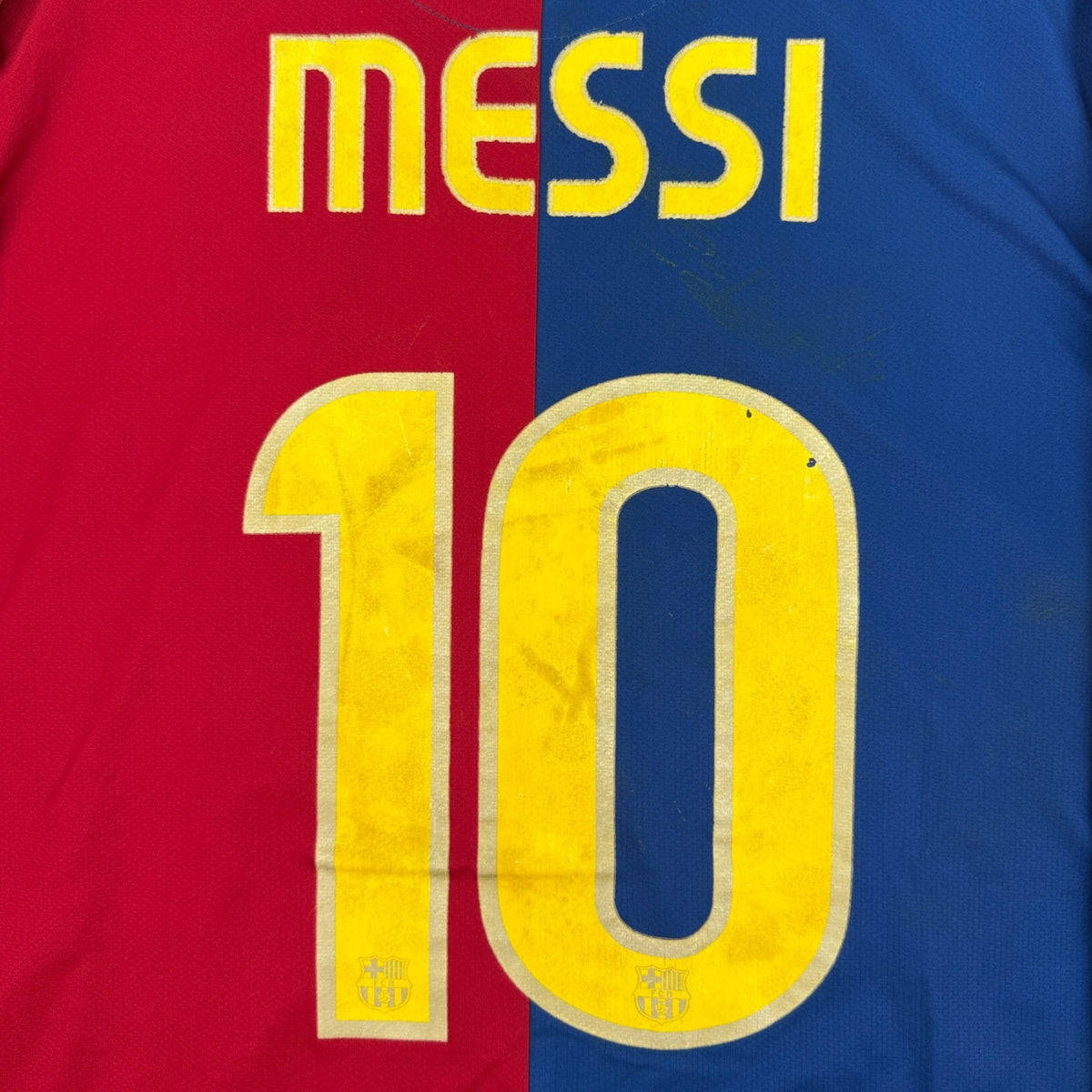 FC Barcelona 2008 Home Shirt L/S, Messi 10 (L)