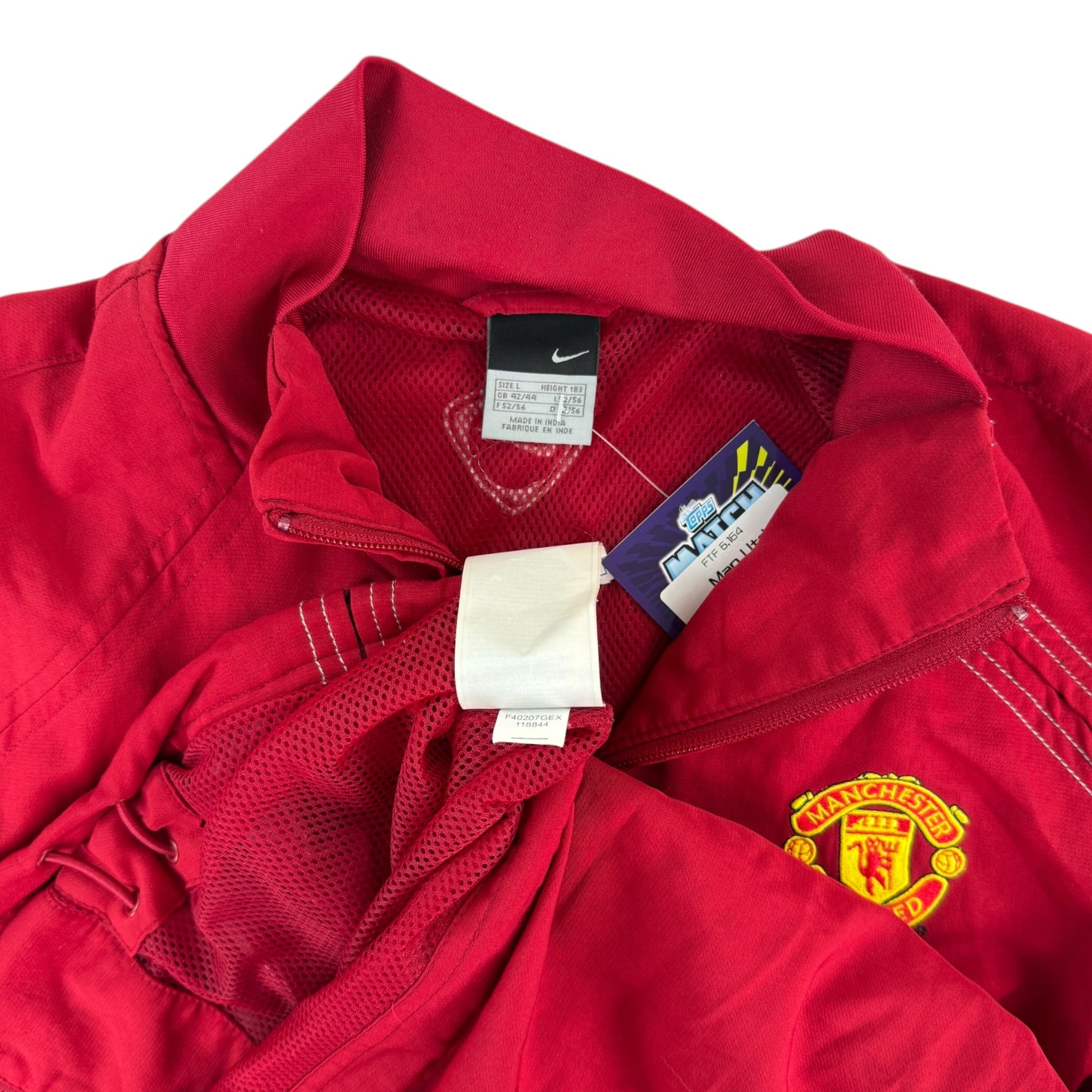 Manchester United 2004 Tracksuit Jacket (L)