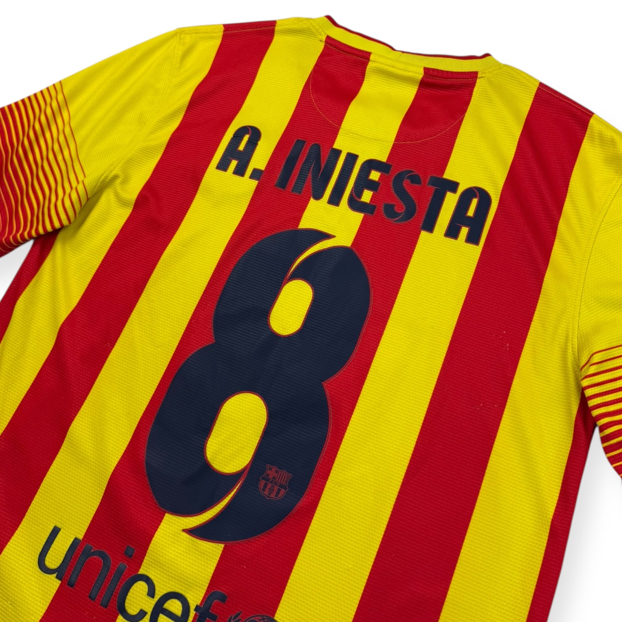 FC Barcelona 2013 Away Shirt, Iniesta 8 (S)