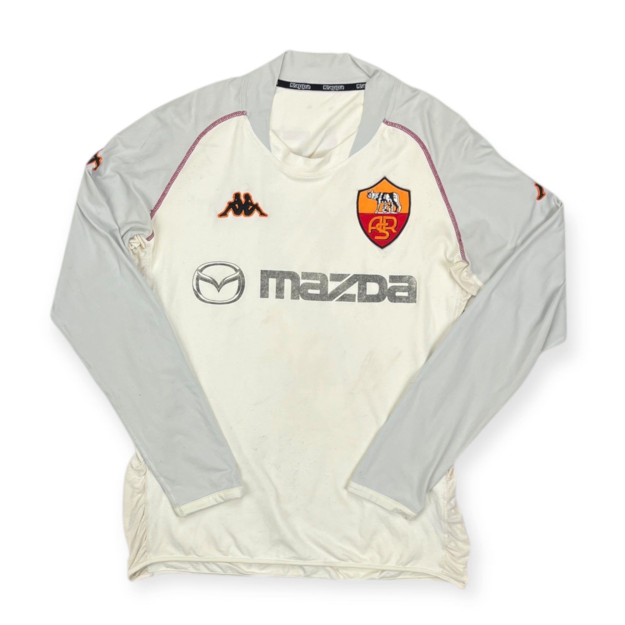 AS Roma 2002 European Away Shirt L/S, Cafu 2 (L)