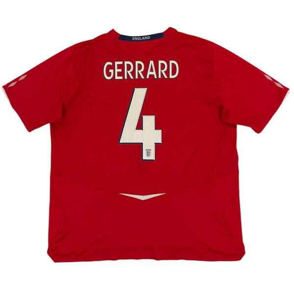 England 2008 Away Shirt, Gerrard 4 (XXL)