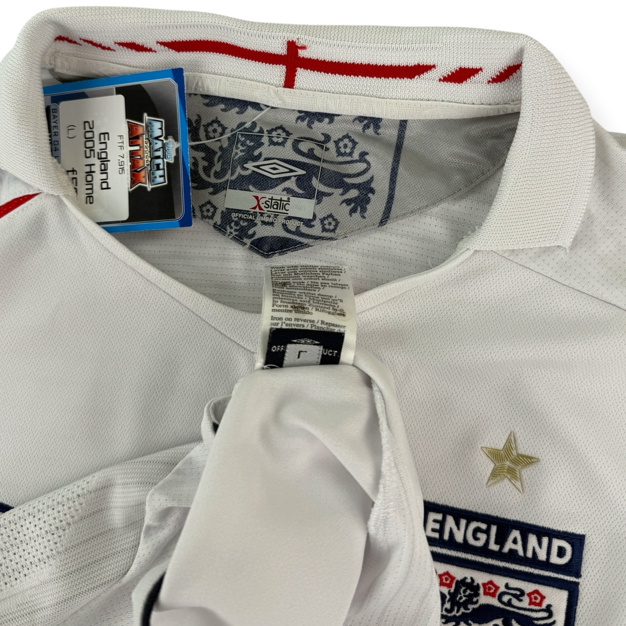 England 2005 L/S Home Shirt (L)