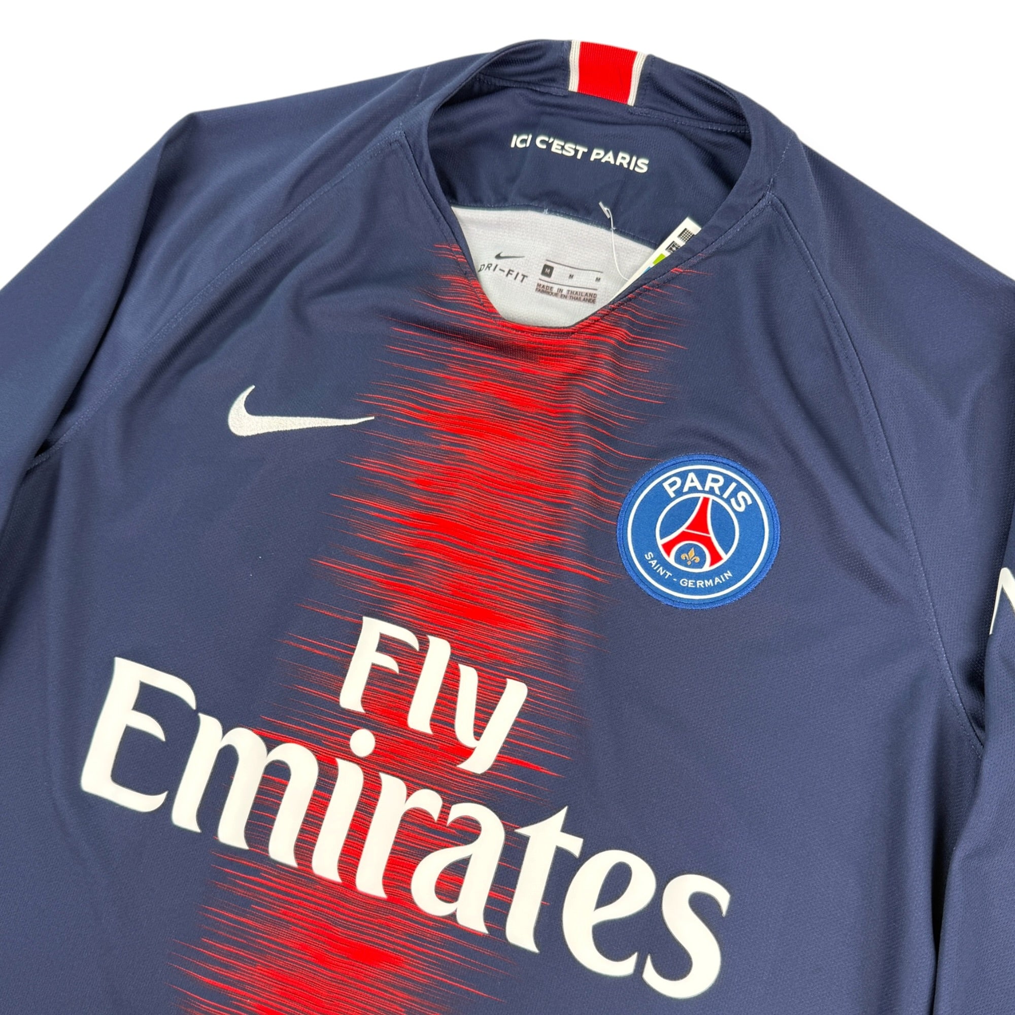 PSG 2018 L/S Home Shirt (M)
