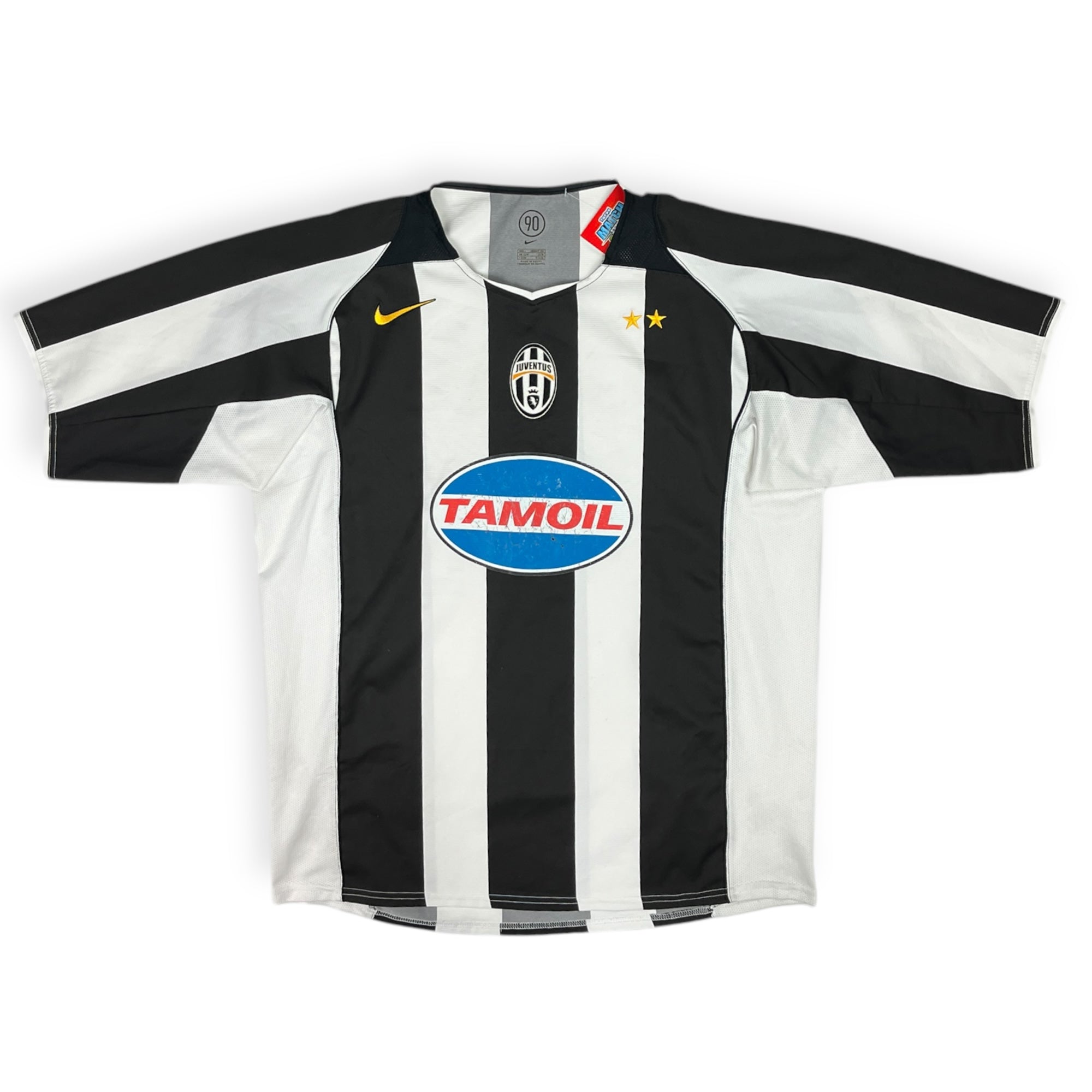 Juventus 2004 European Home Shirt, (L)