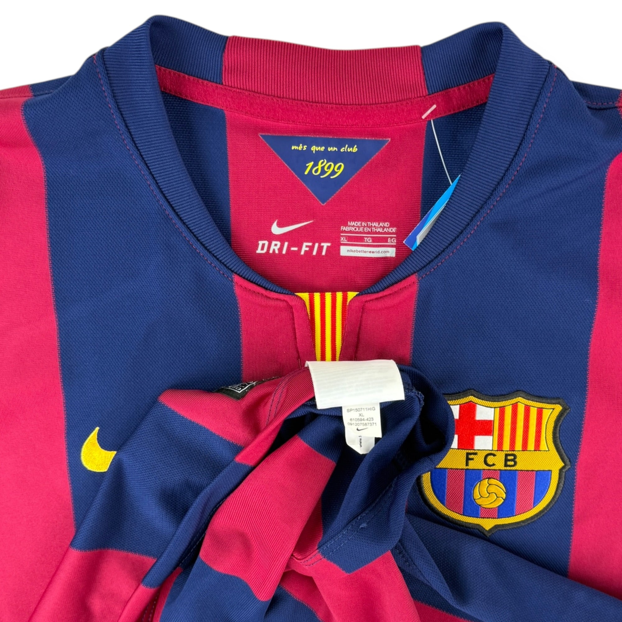FC Barcelona 2014 Home Shirt, Messi 10 (XL)
