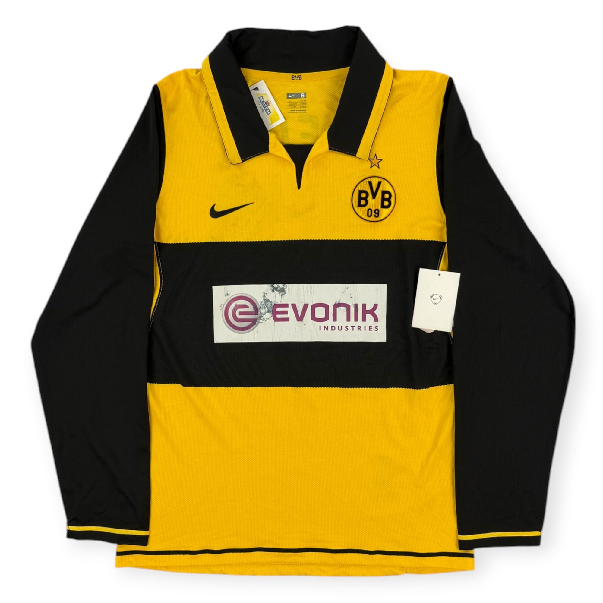 Borussia Dortmund 2006 L/S Home Shirt Dede 17, BNWT (S)