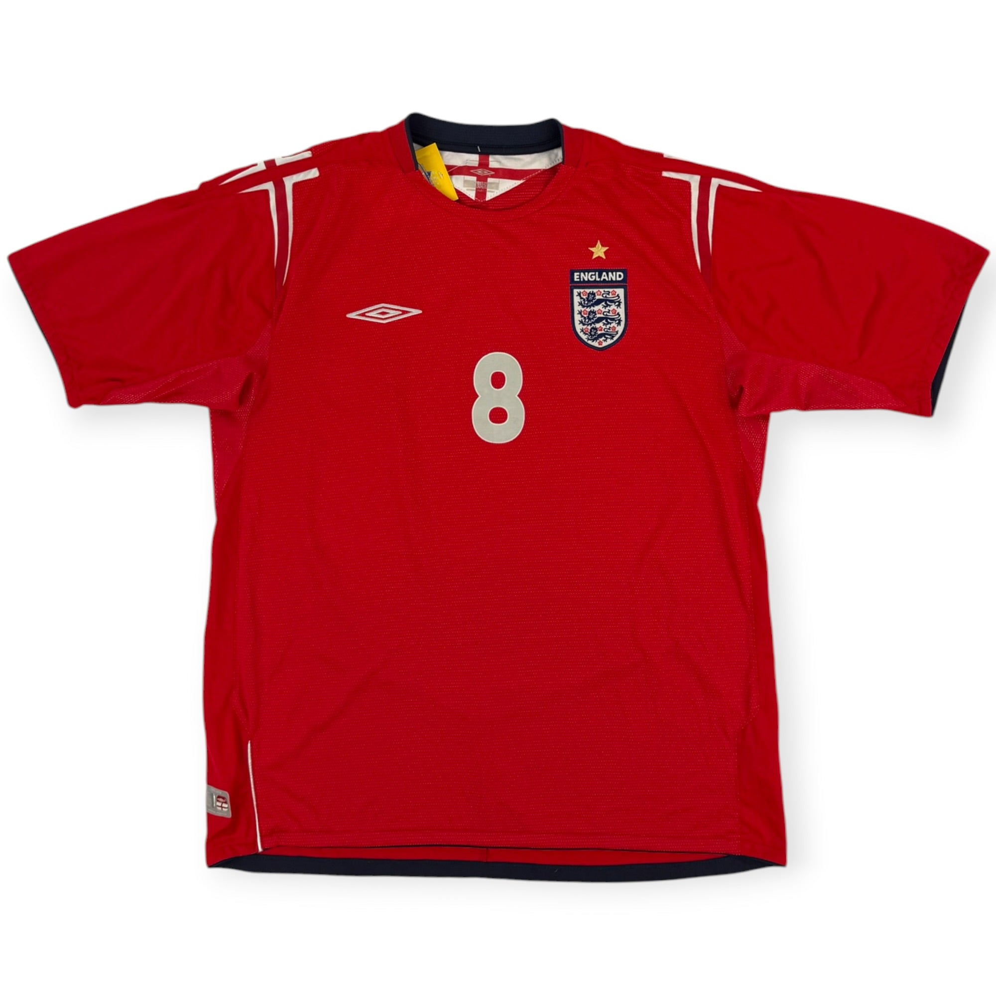 England 2004 Away Shirt, Scholes 8 (XL)