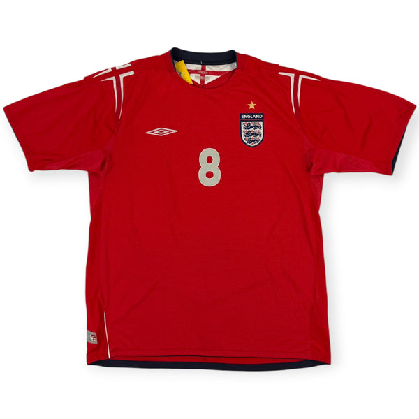 England 2004 Away Shirt, Scholes 8 (XL)