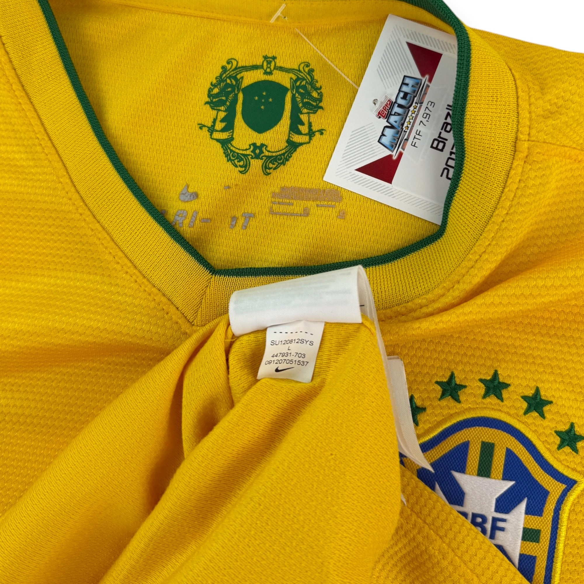 Brazil 2012 Home Shirt (L)