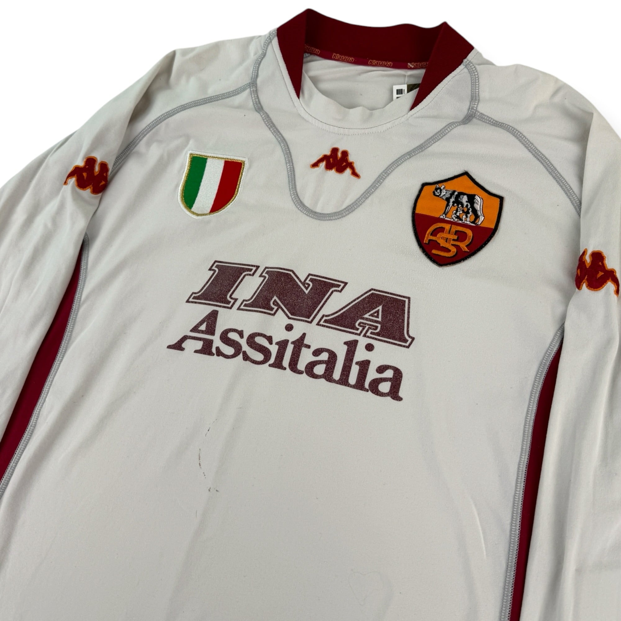 AS Roma 2001 L/S Away Shirt (XXL)