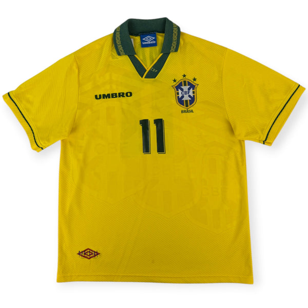 Brazil 1994 Home Shirt, Romário 11 (L)