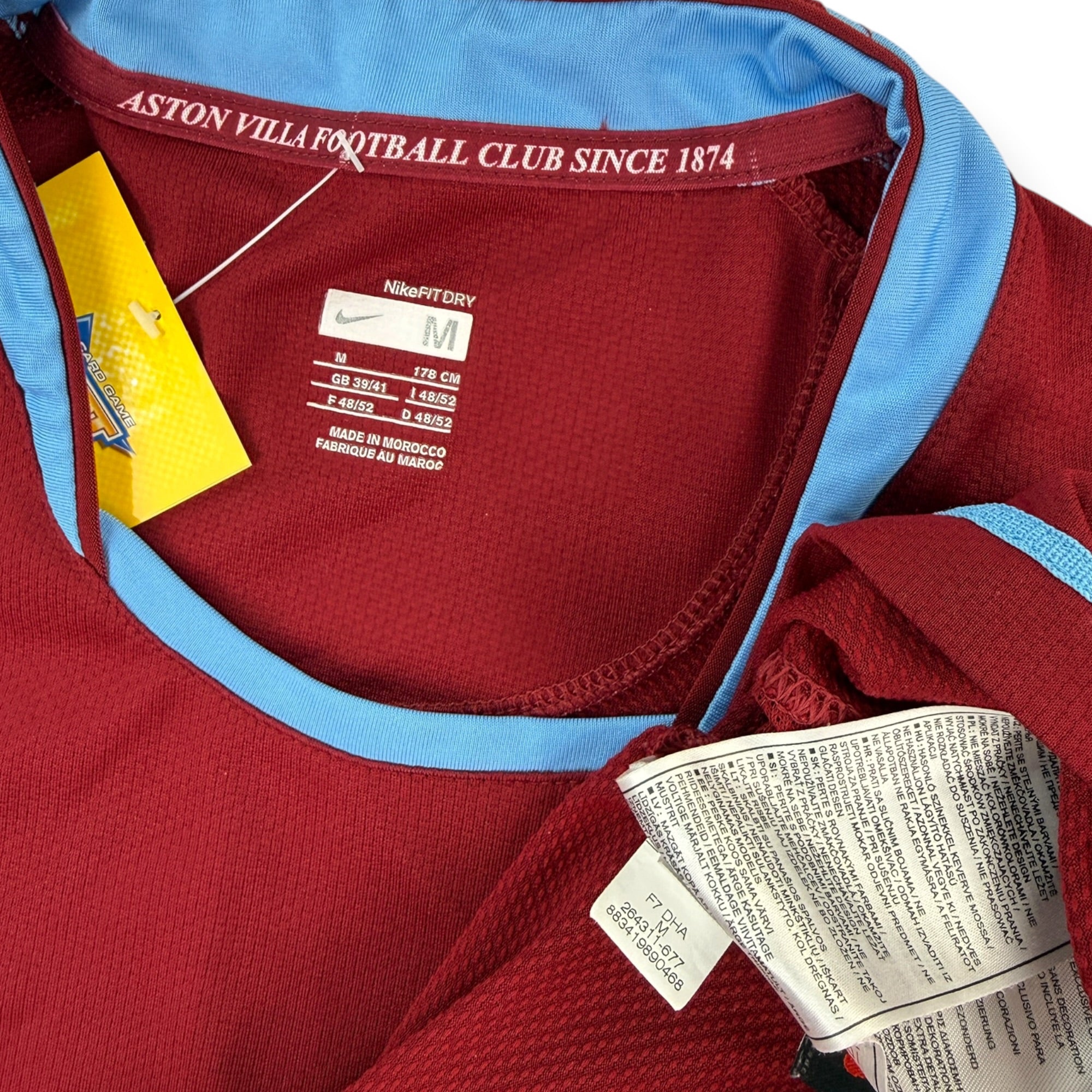 Aston Villa 2007 Home Shirt (M)