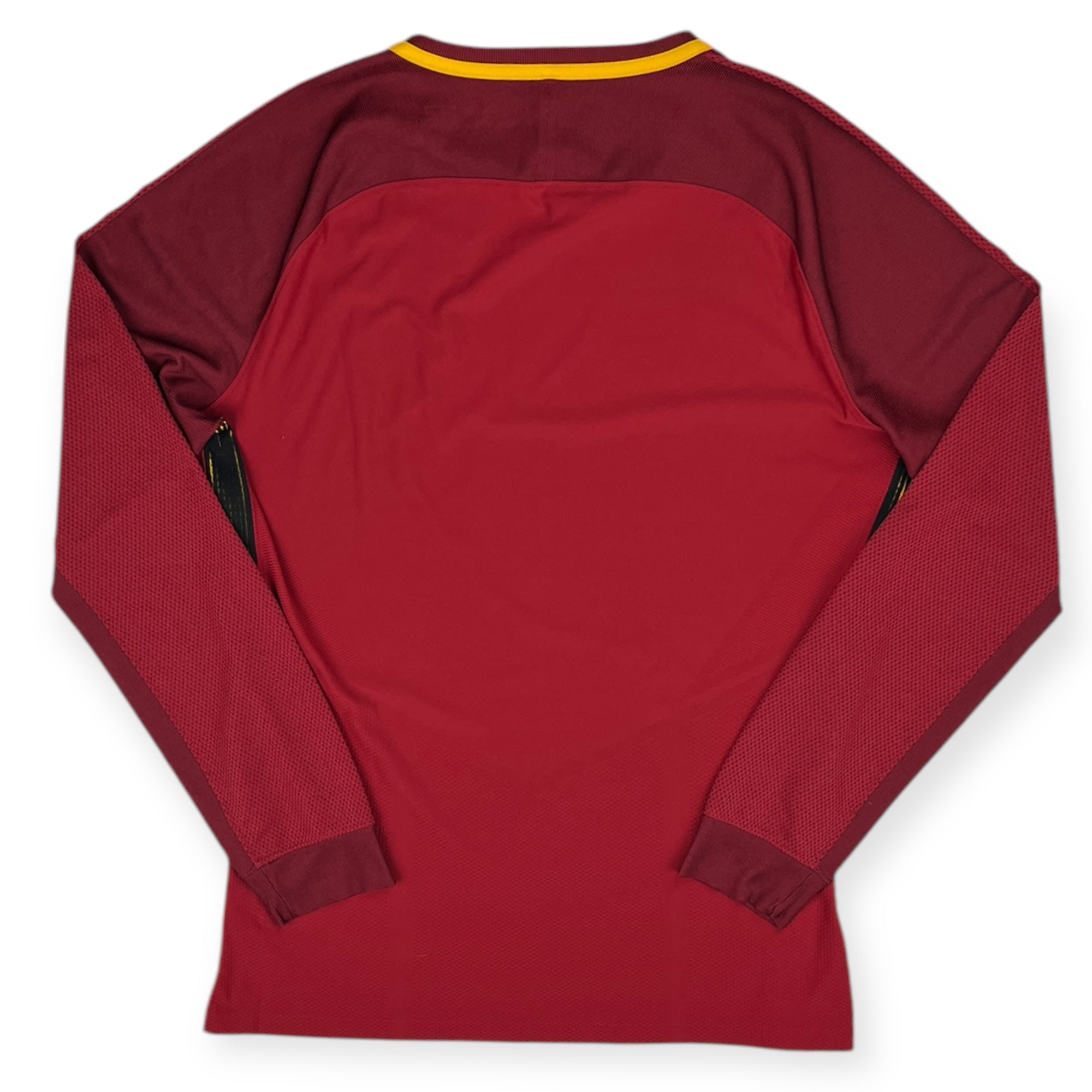 AS Roma 2017 Player Issue Home Shirt, L/S (L)