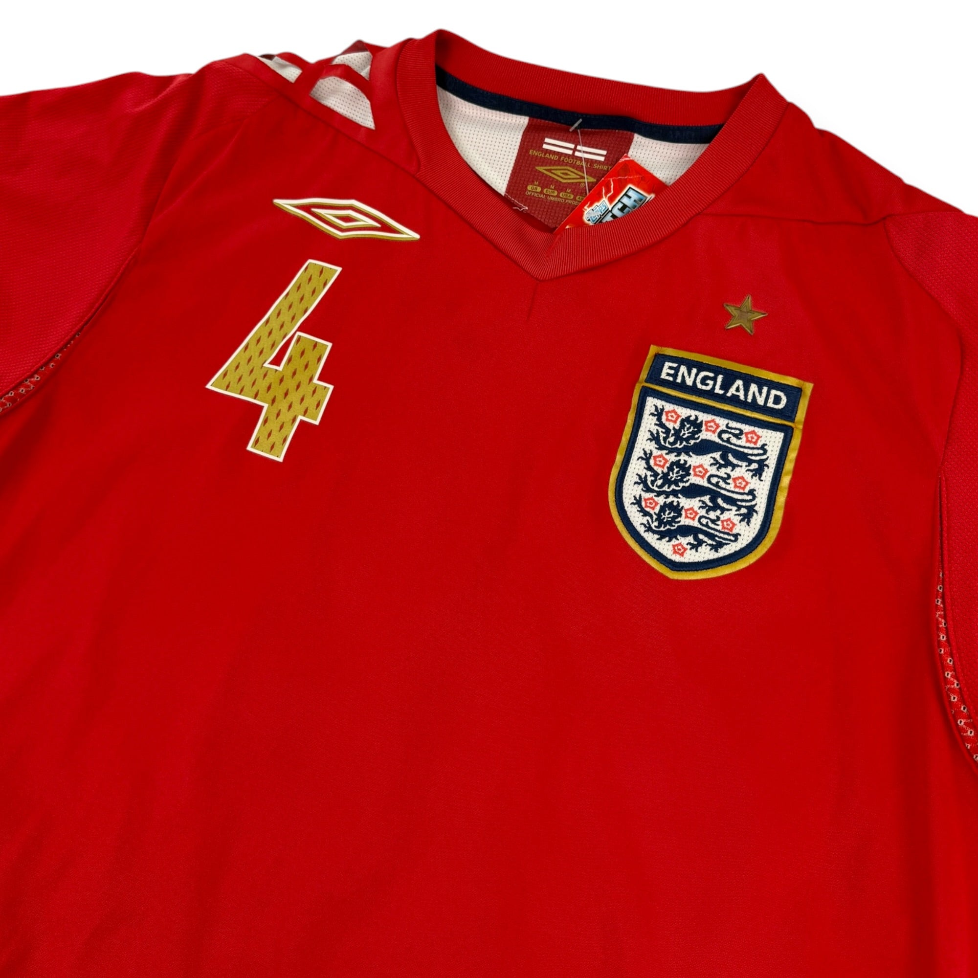 England 2004 Away Shirt, Gerrard 4 (M)