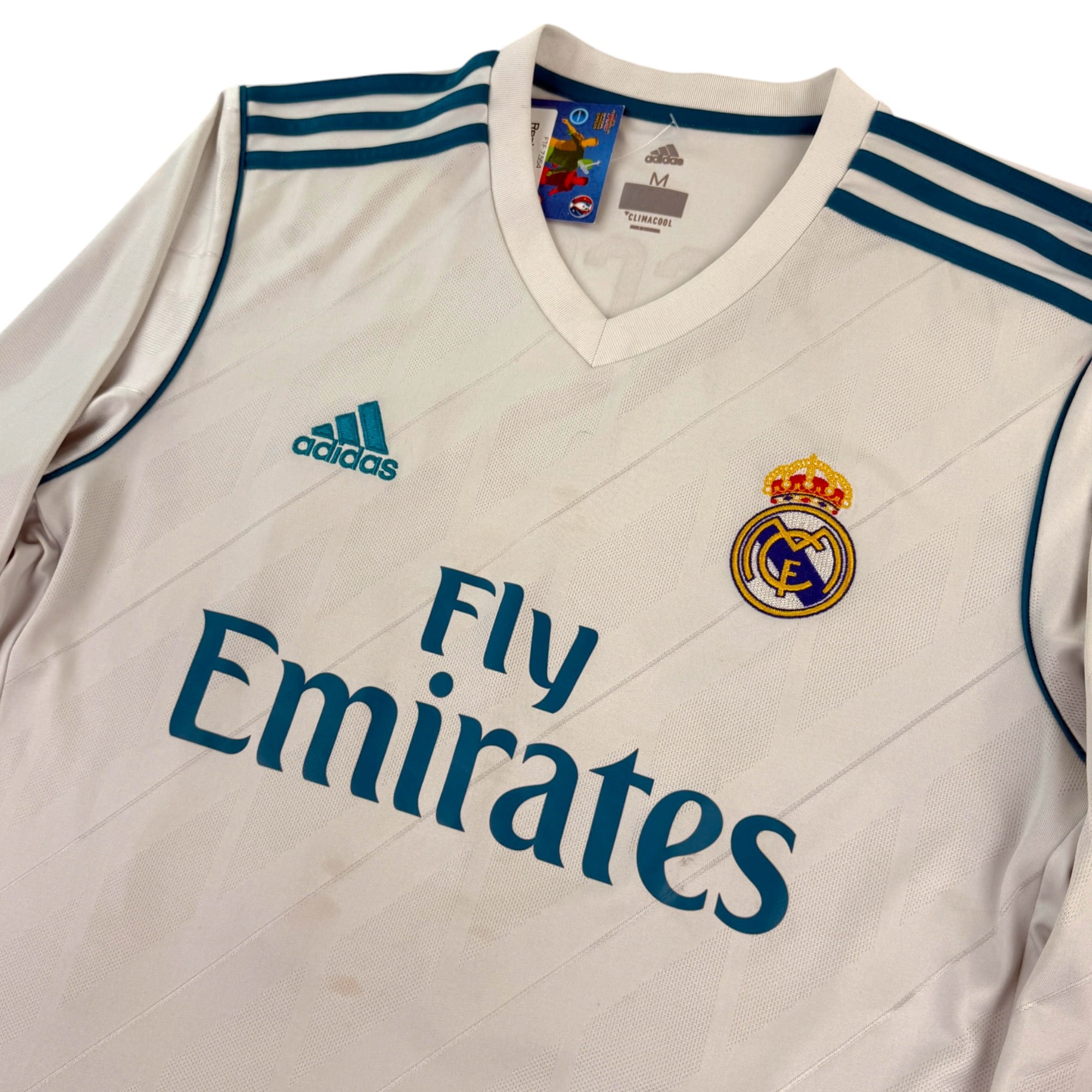 Real Madrid 2017 L/S Home Shirt, Isco 22 (M)