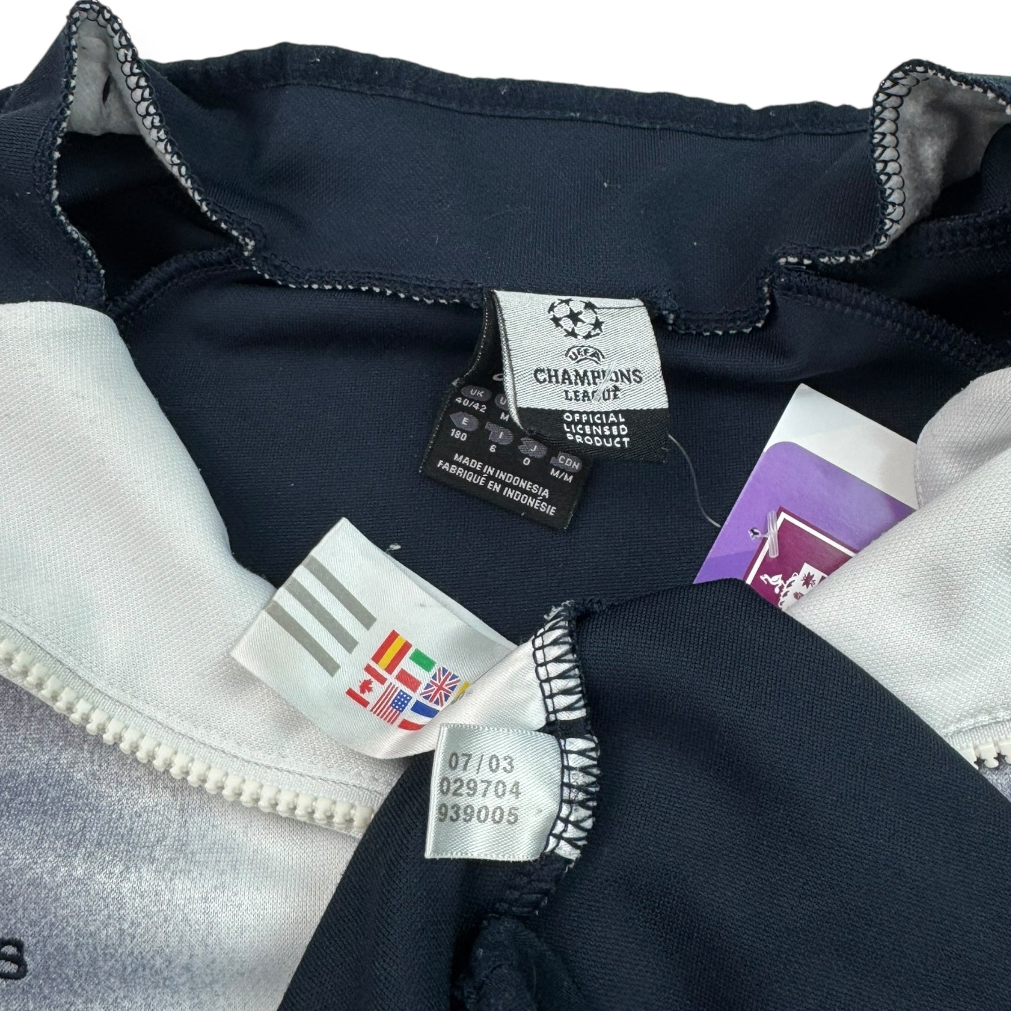 Real Madrid 2003 UCL 1/4 Zip (M)