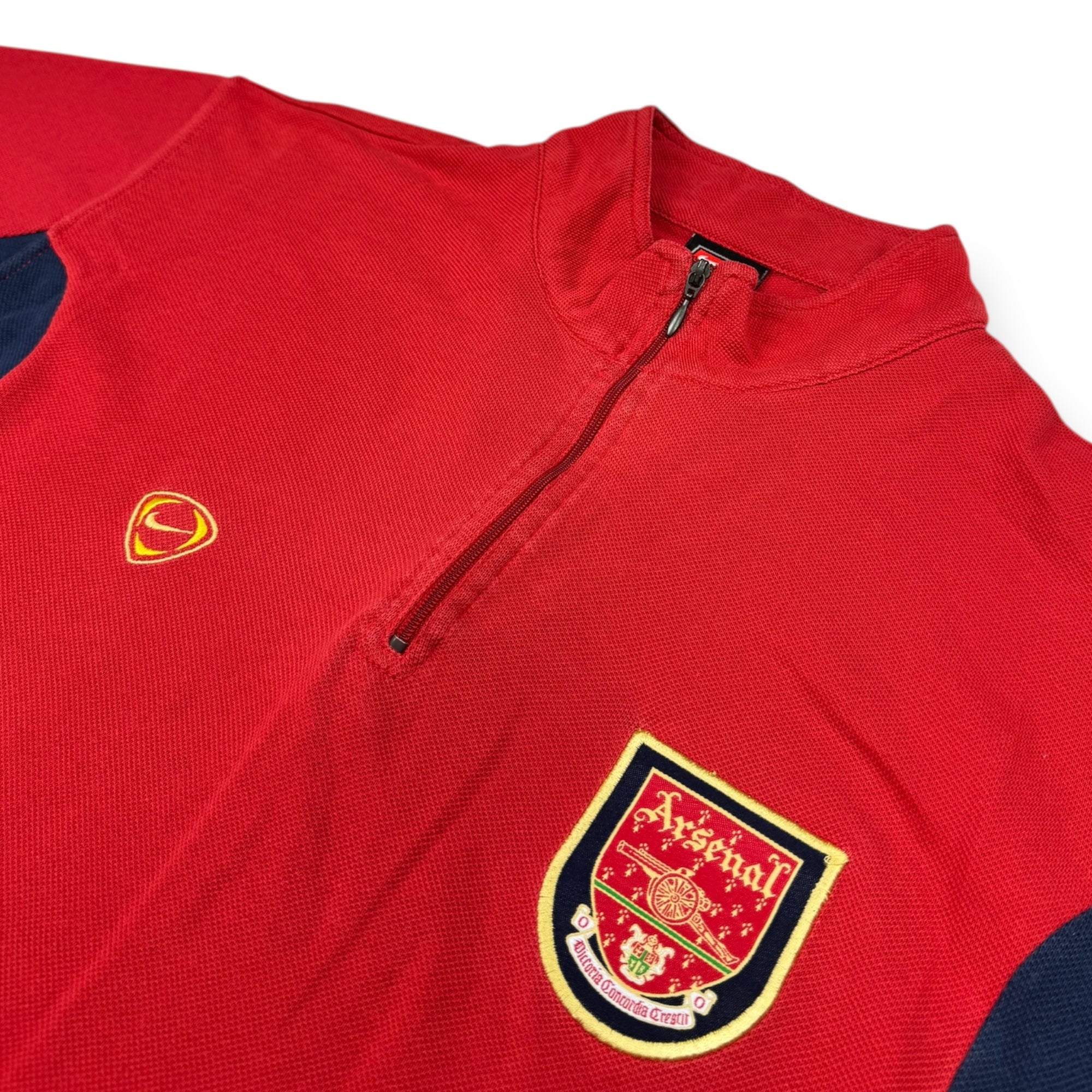 Arsenal 2000 1/4 Polo Shirt (M)