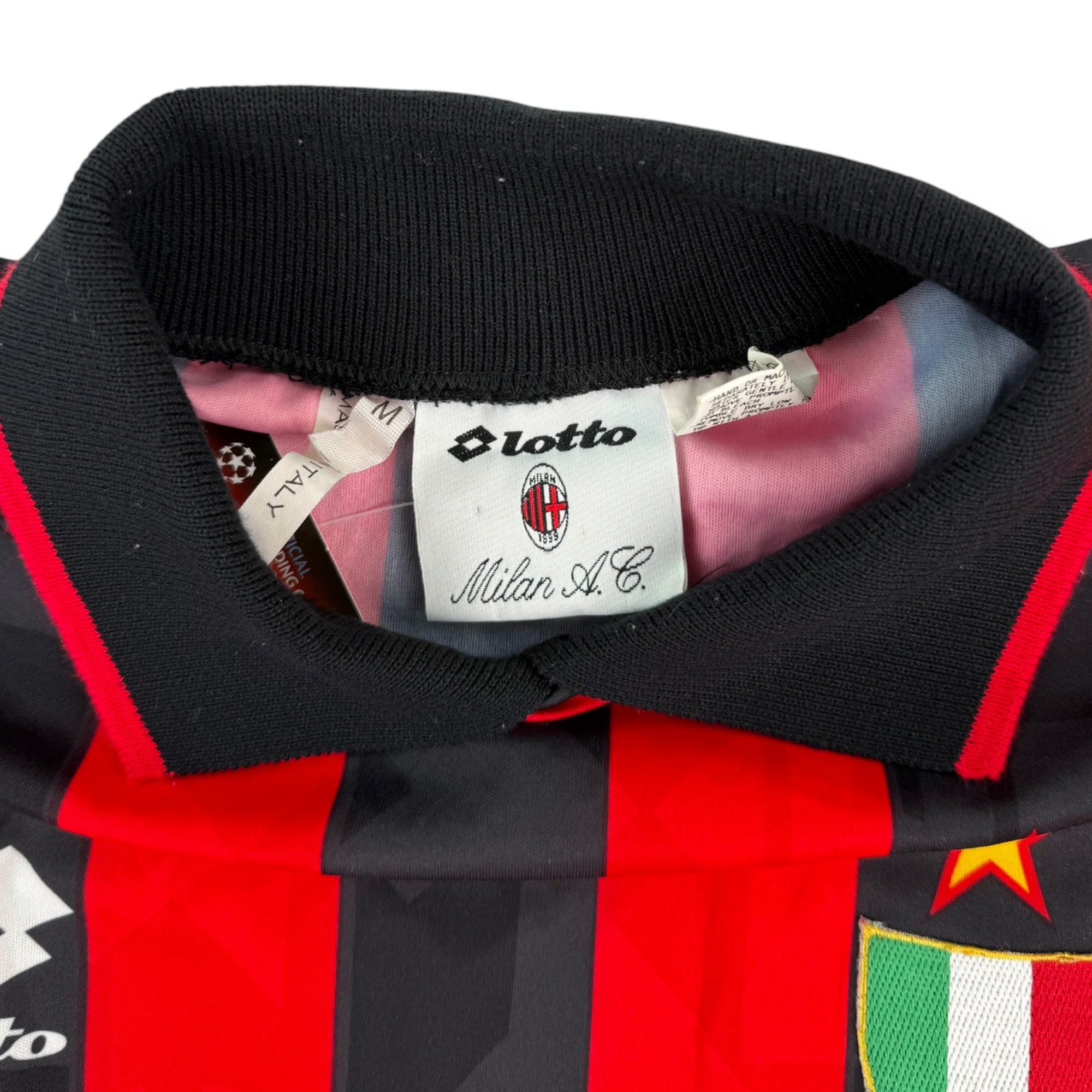 AC Milan 1993 L/S Home Shirt (S)
