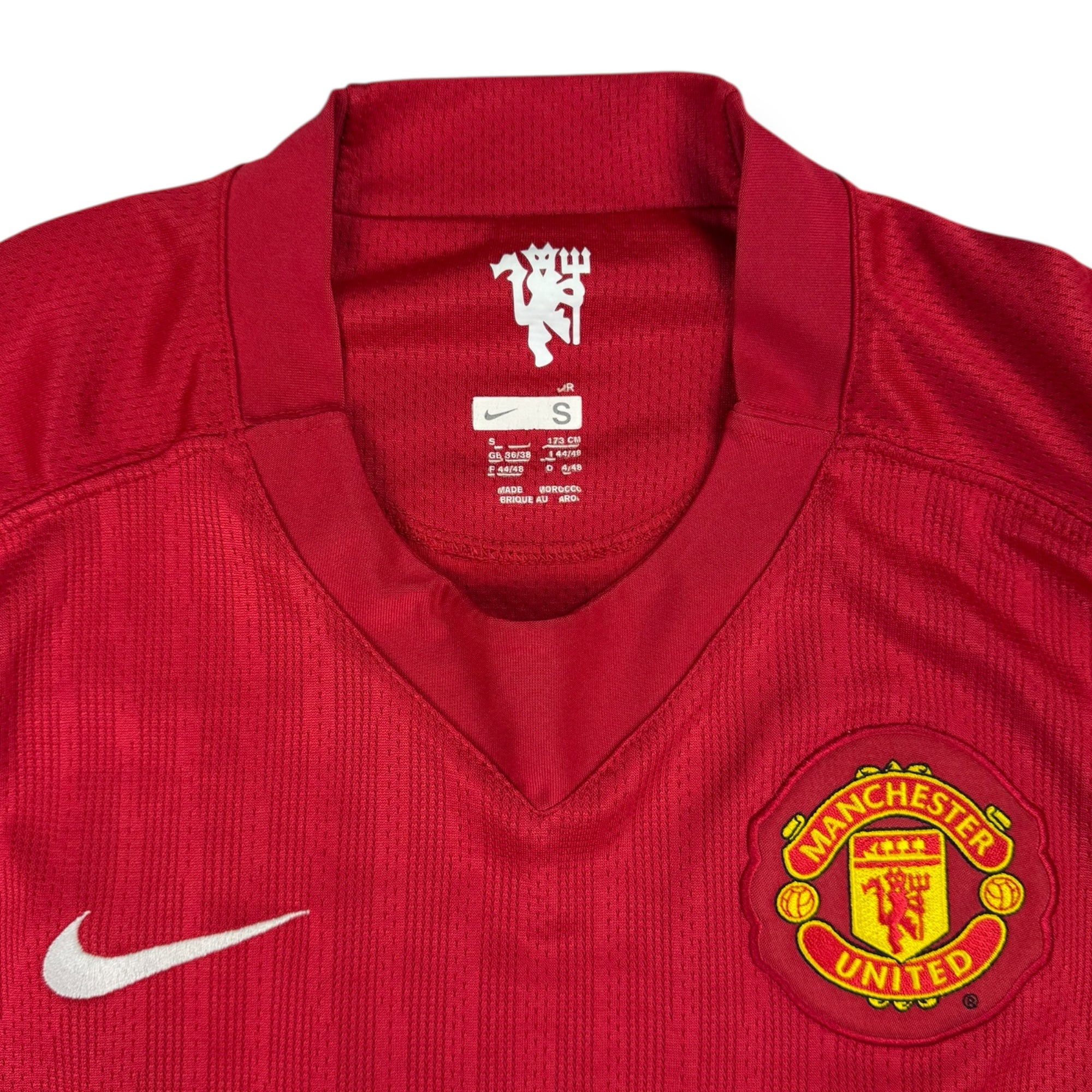 Manchester United 2007 Home Shirt L/S, Ferdinand 5 (S)