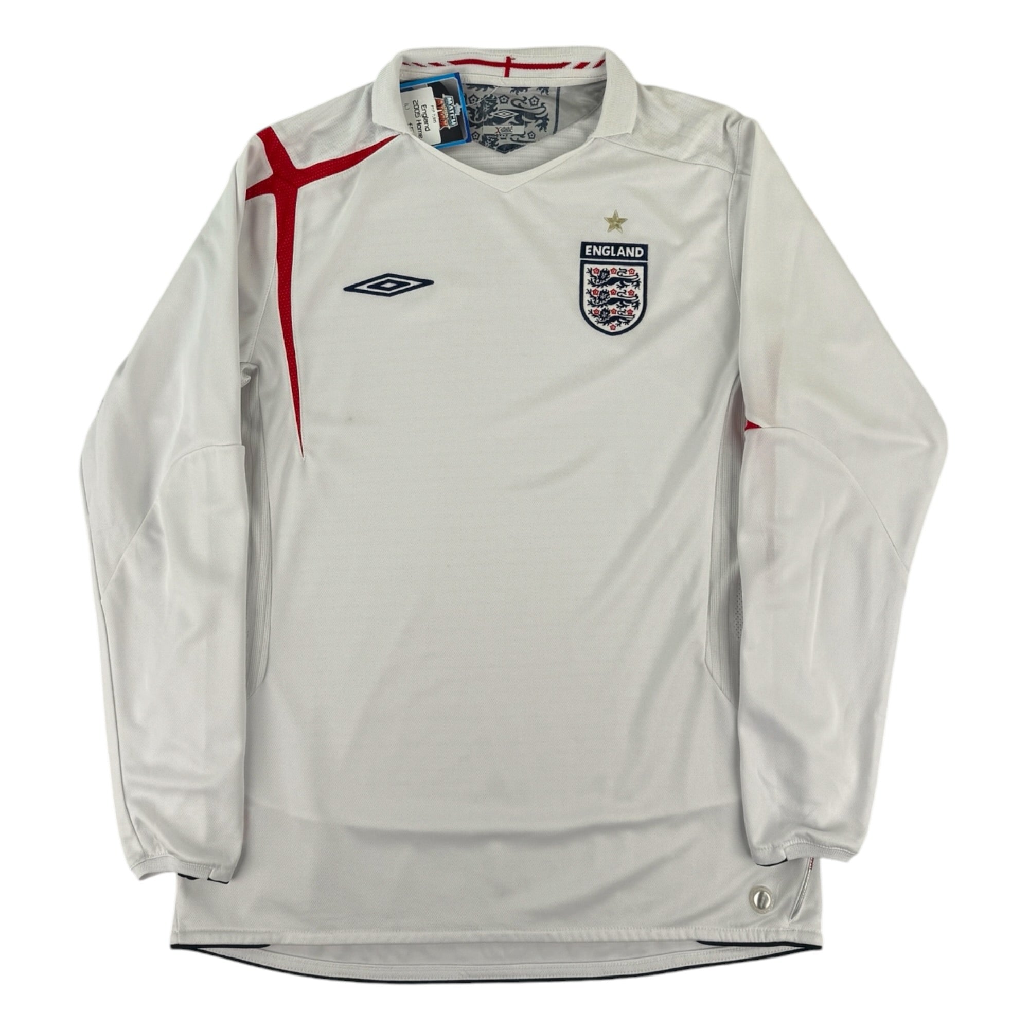 England 2005 L/S Home Shirt (L)