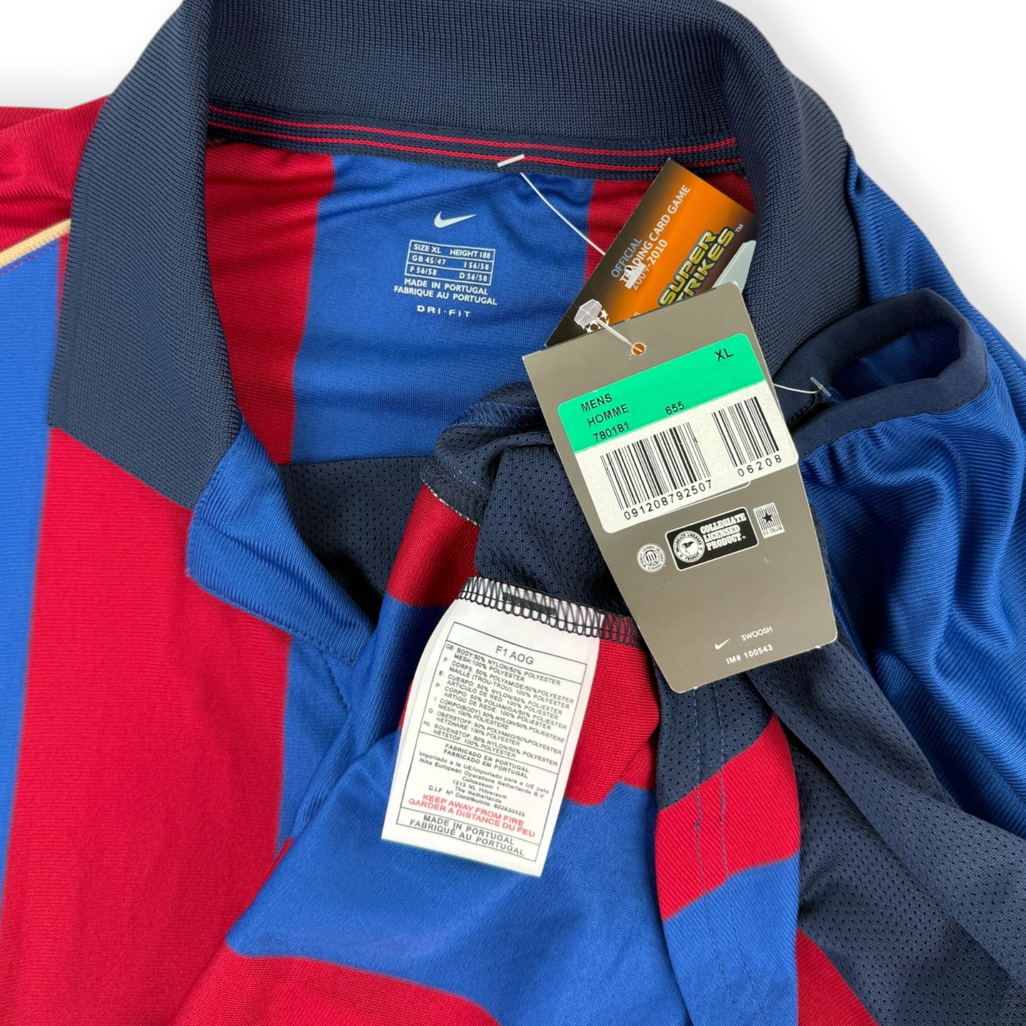 FC Barcelona 2001 L/S Home Shirt, BNWT (XL)