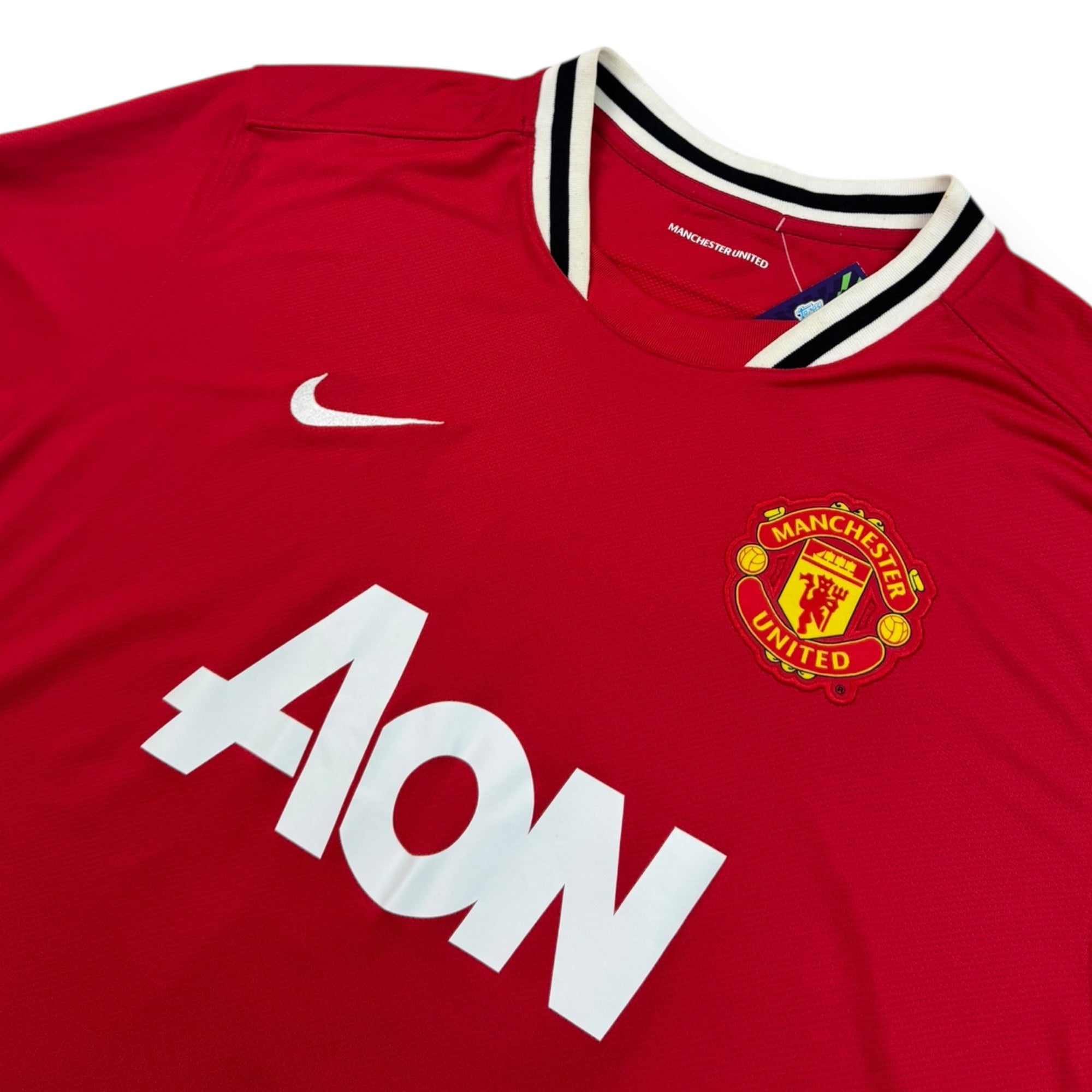 Manchester United 2011 Home Shirt, Young 18 (XXL)