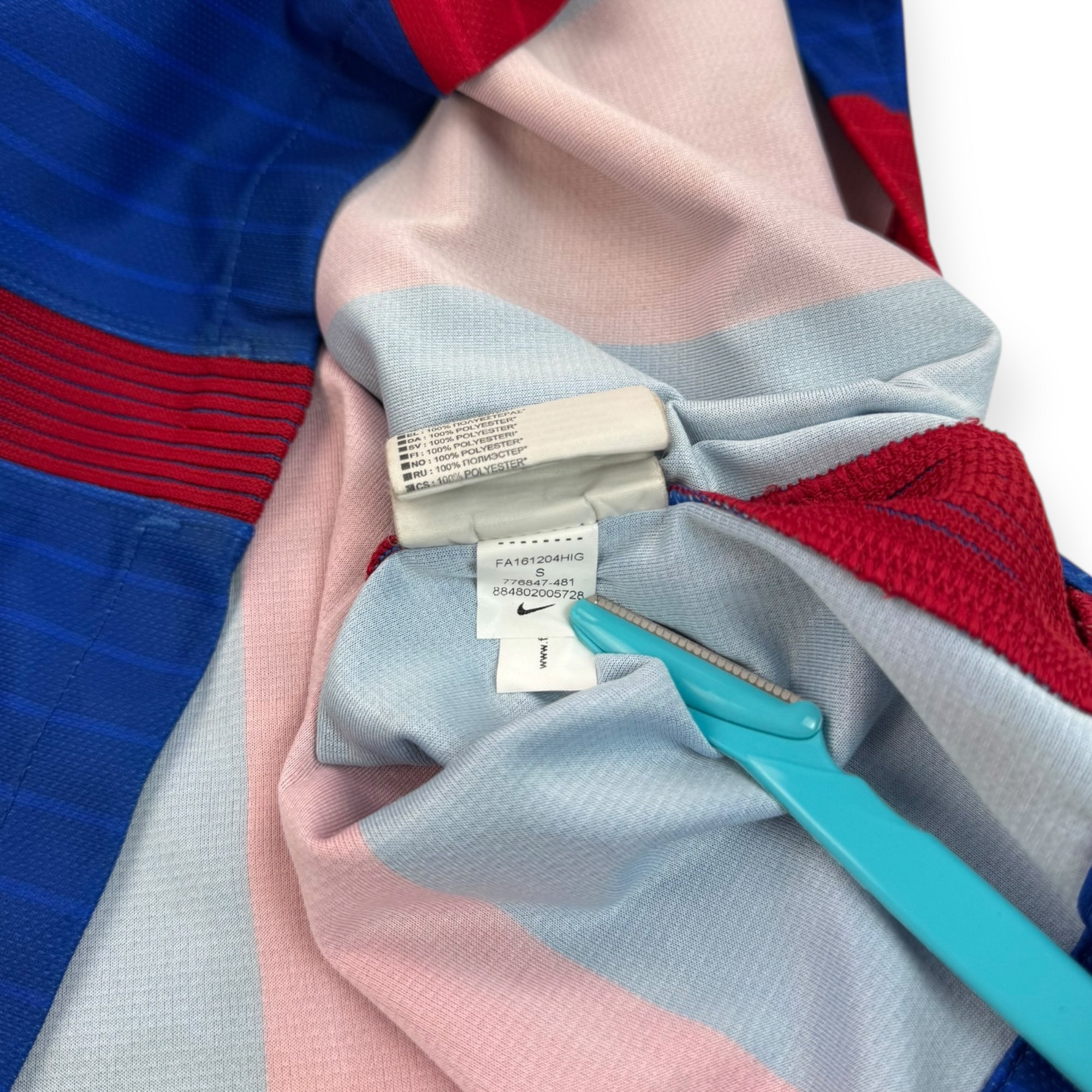 FC Barcelona 2016 L/S Home Shirt (S)