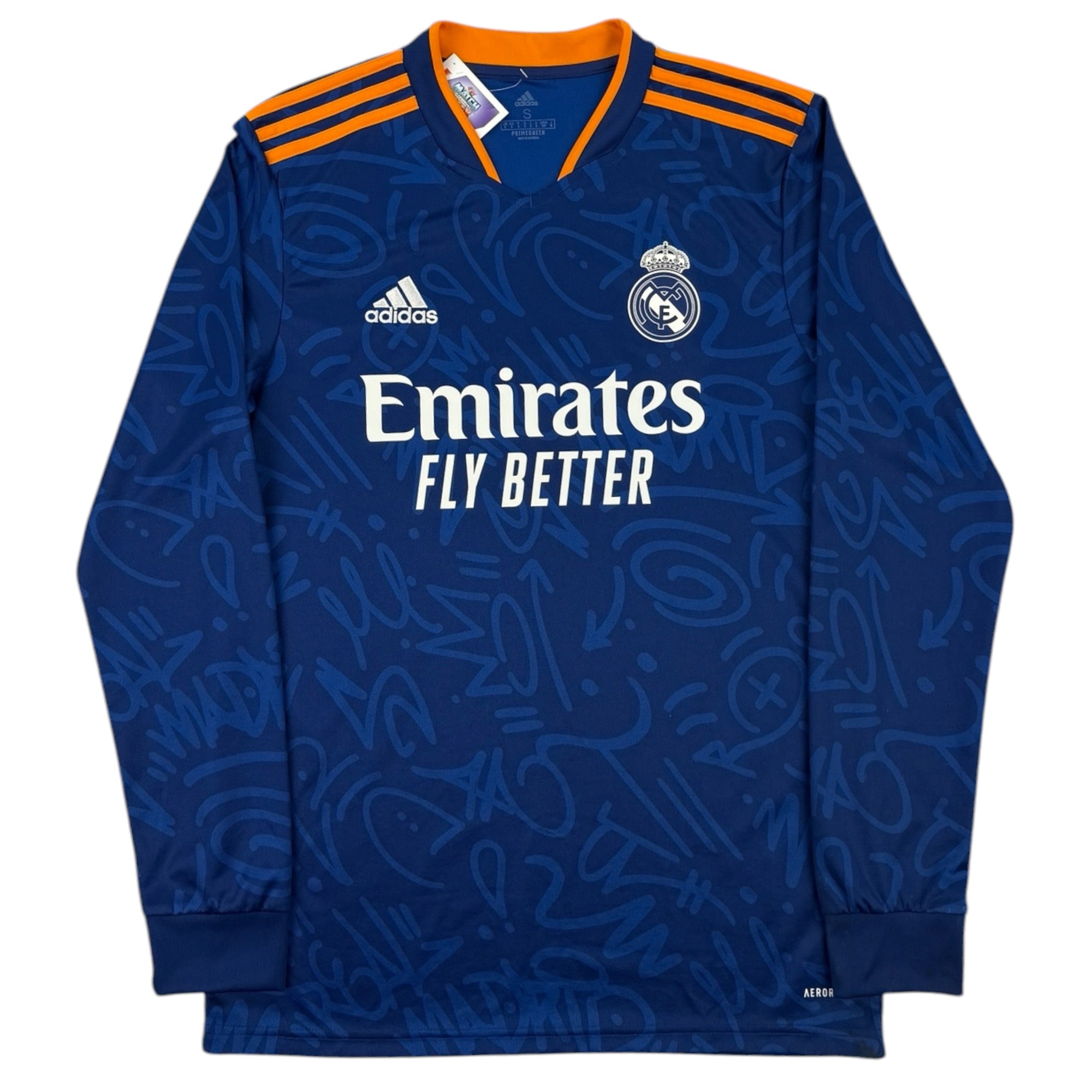 Real Madrid 2021 L/S Away Shirt (S)