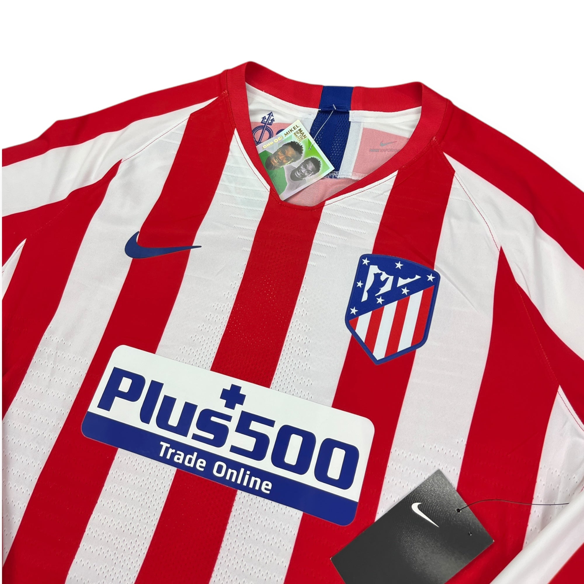 Atletico Madrid 2019 Home Player Issue L/S Thomas 5, BNWT (L)