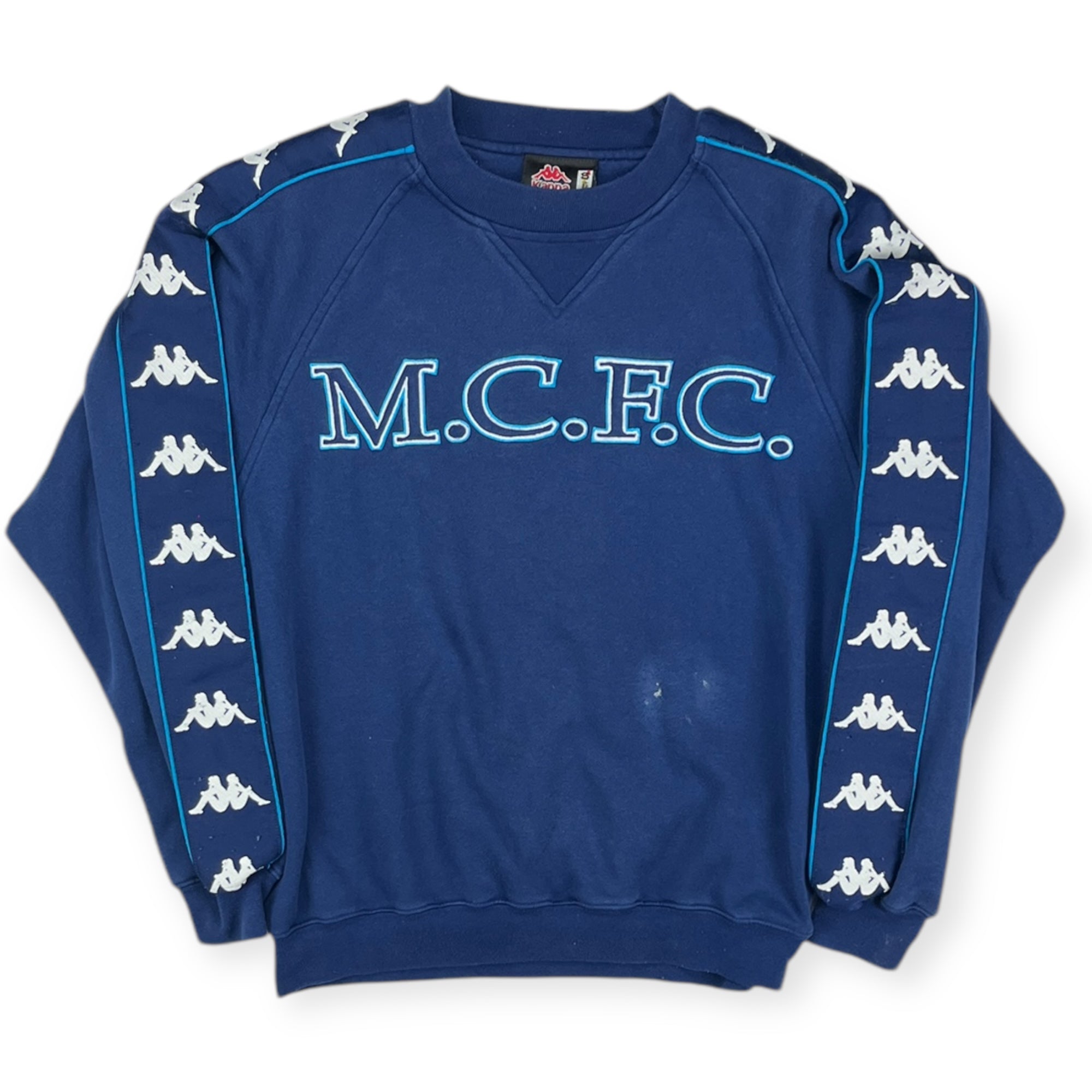 Manchester City 90s Kappa Sweatshirt (S)