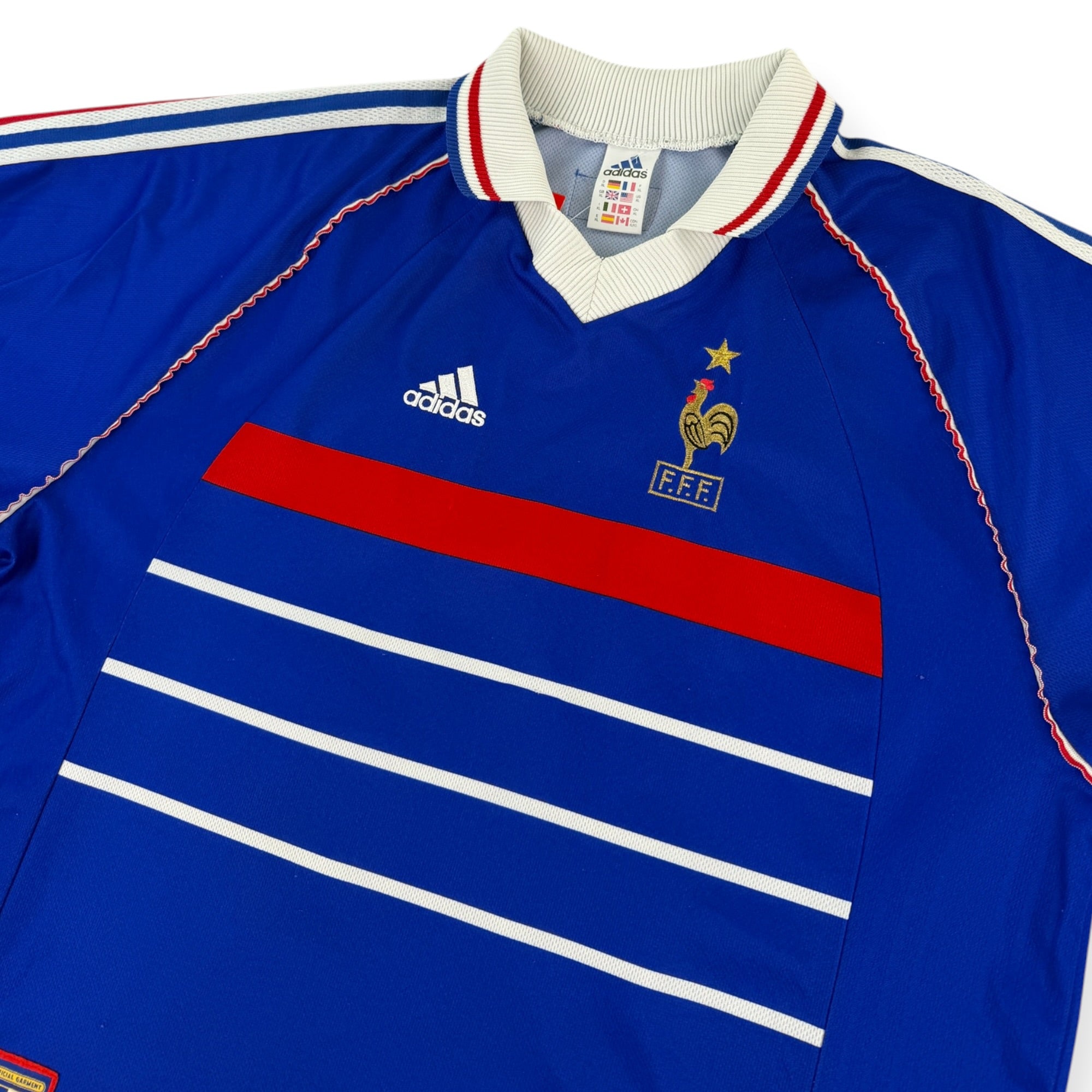 France 1998 Home Shirt, Zidane 10 (XL)
