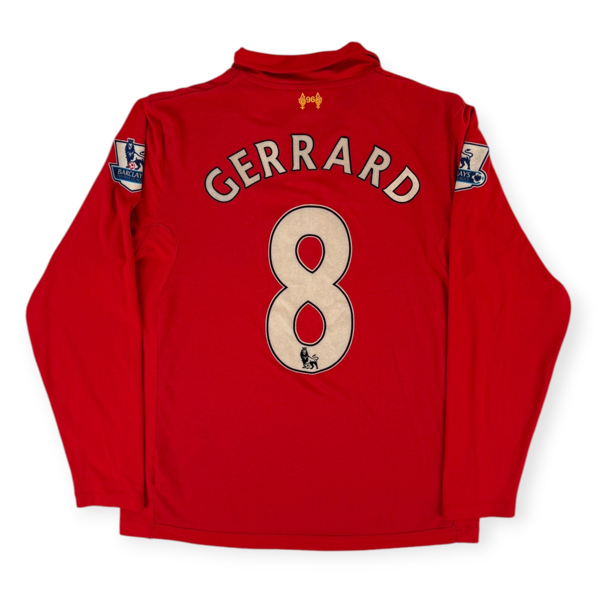 Liverpool 2012 L/S Home Shirt, Gerrard 8 (M)