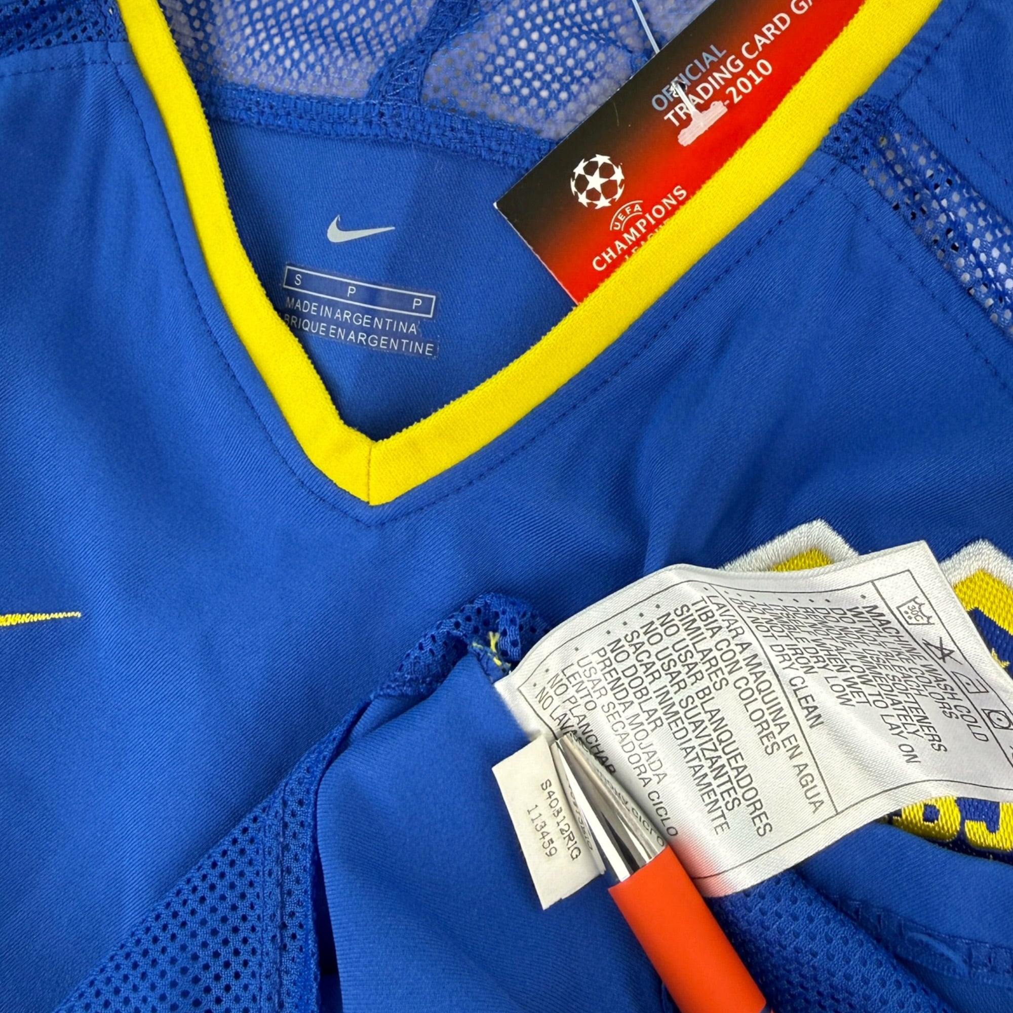 Boca Juniors 2003 Home Shirt (S)