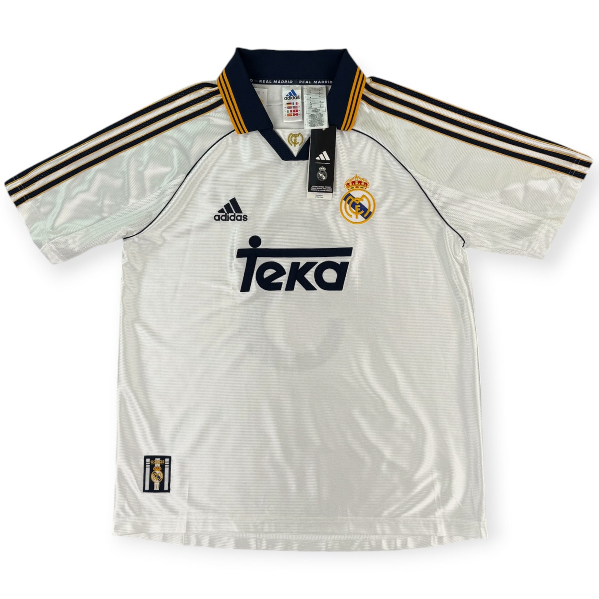 Real Madrid 1998 Home Shirt R. Carlos 3, BNWT (M)