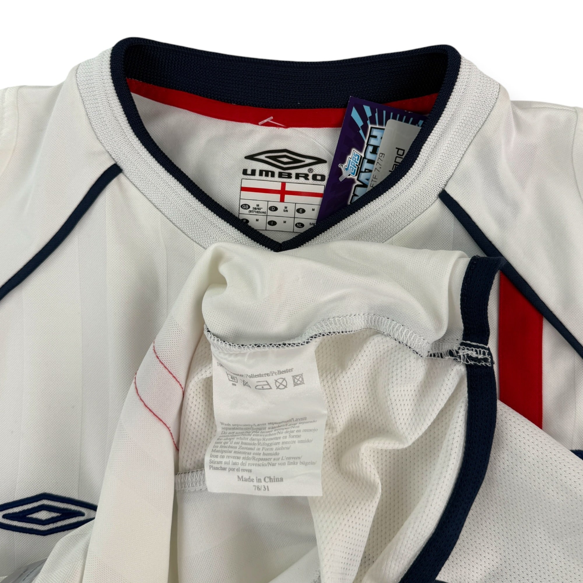 England 2000 Home Shirt (M)