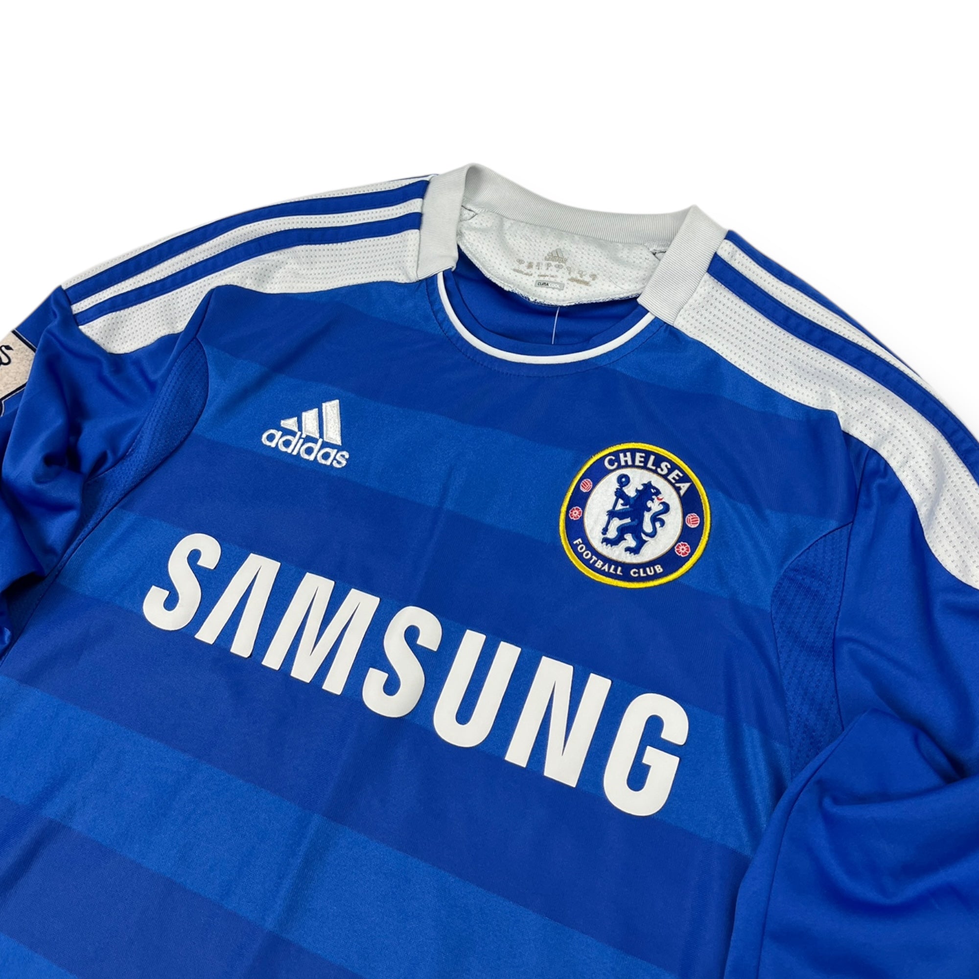 Chelsea 2011 Home Shirt L/S, David Luiz 4 (S)